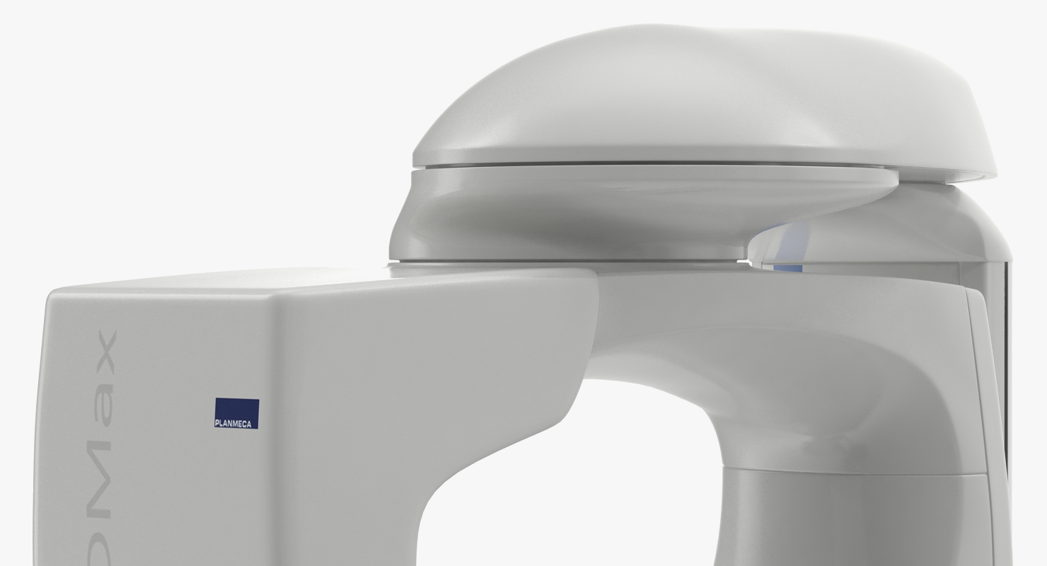 3D model Dental X Ray Scaner with Doctor and Patient Rigged