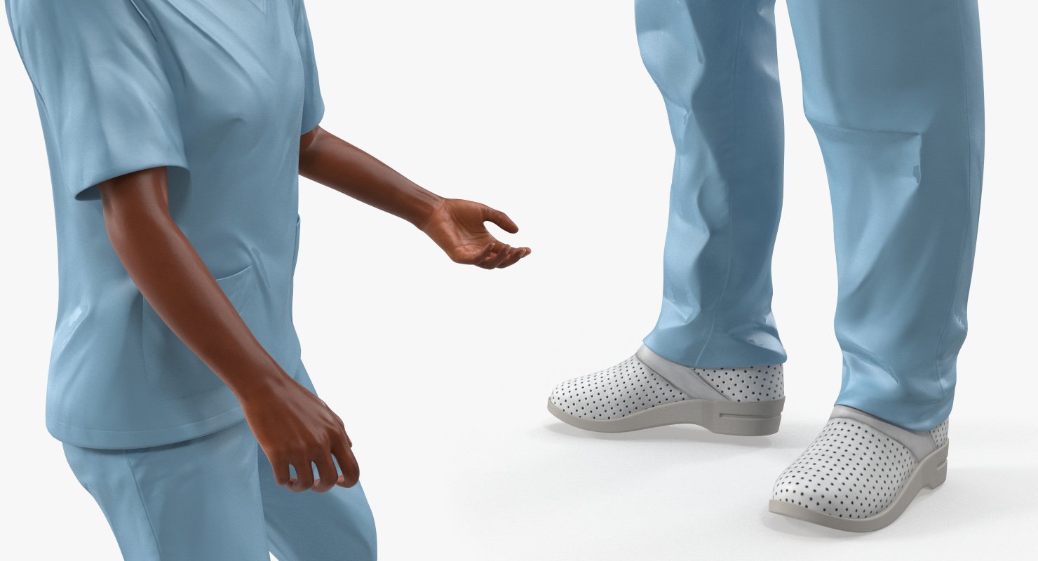 3D model Dental X Ray Scaner with Doctor and Patient Rigged