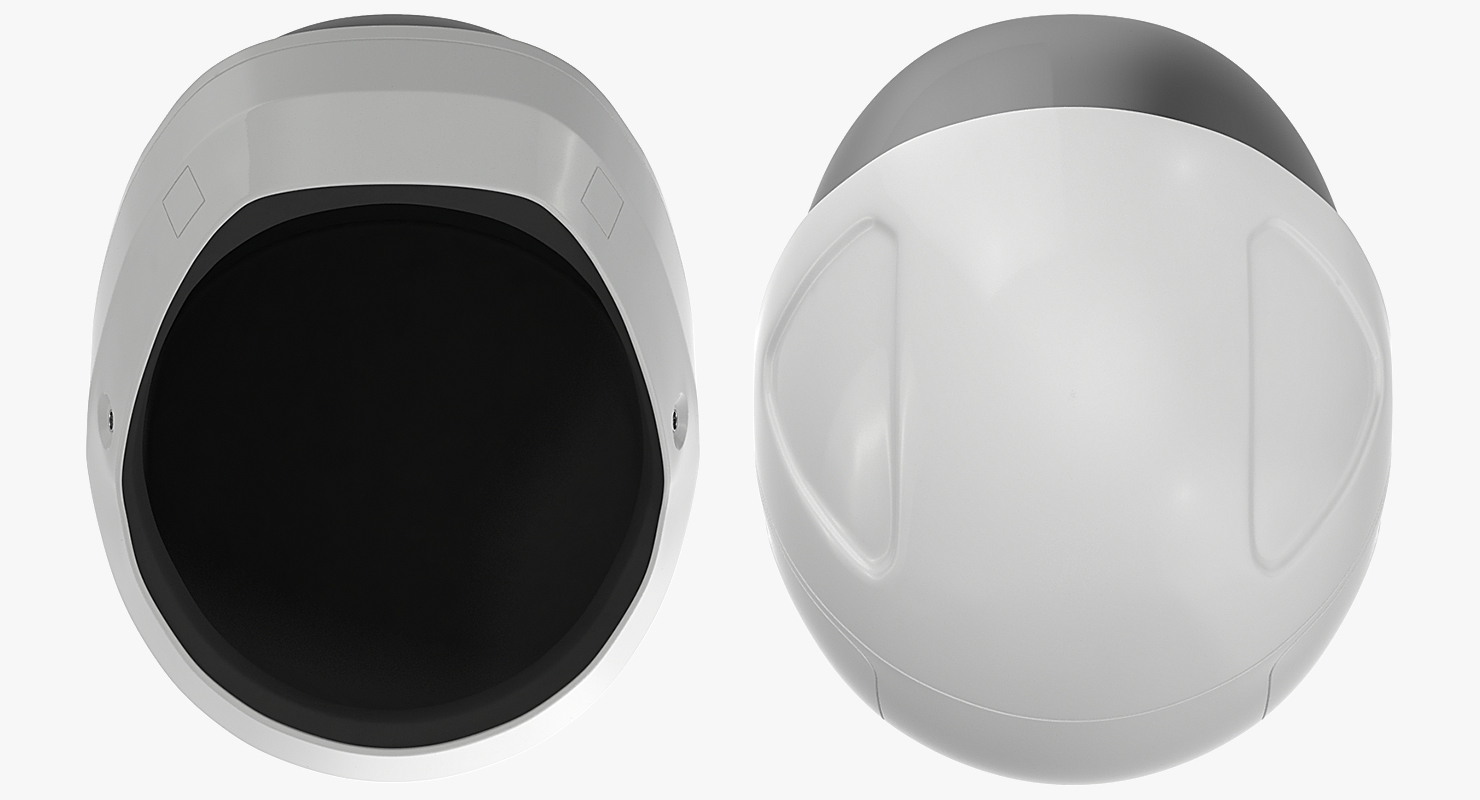 3D Futuristic Astronaut Space Helmet model