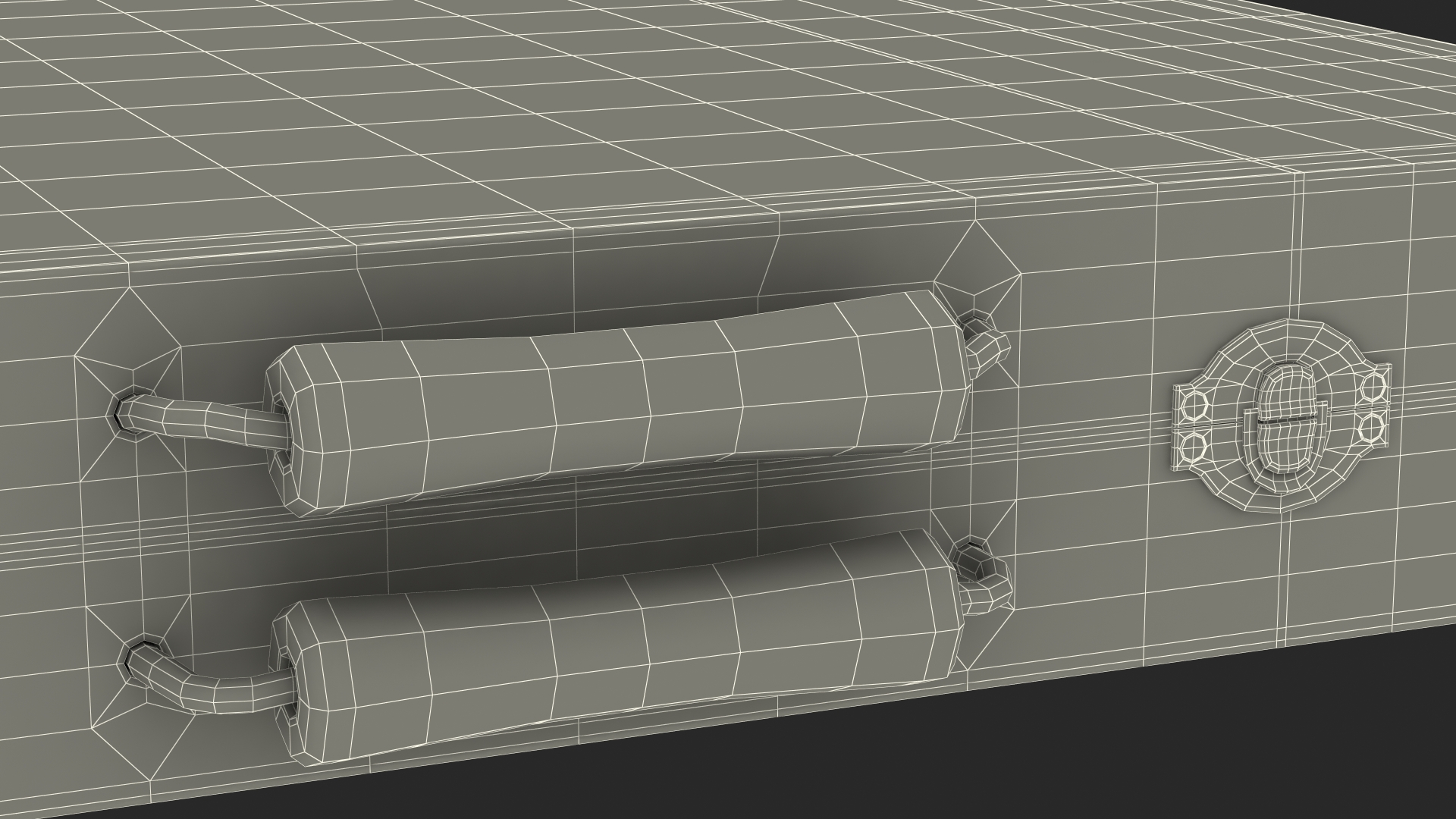 Empty Wooden Case 3D