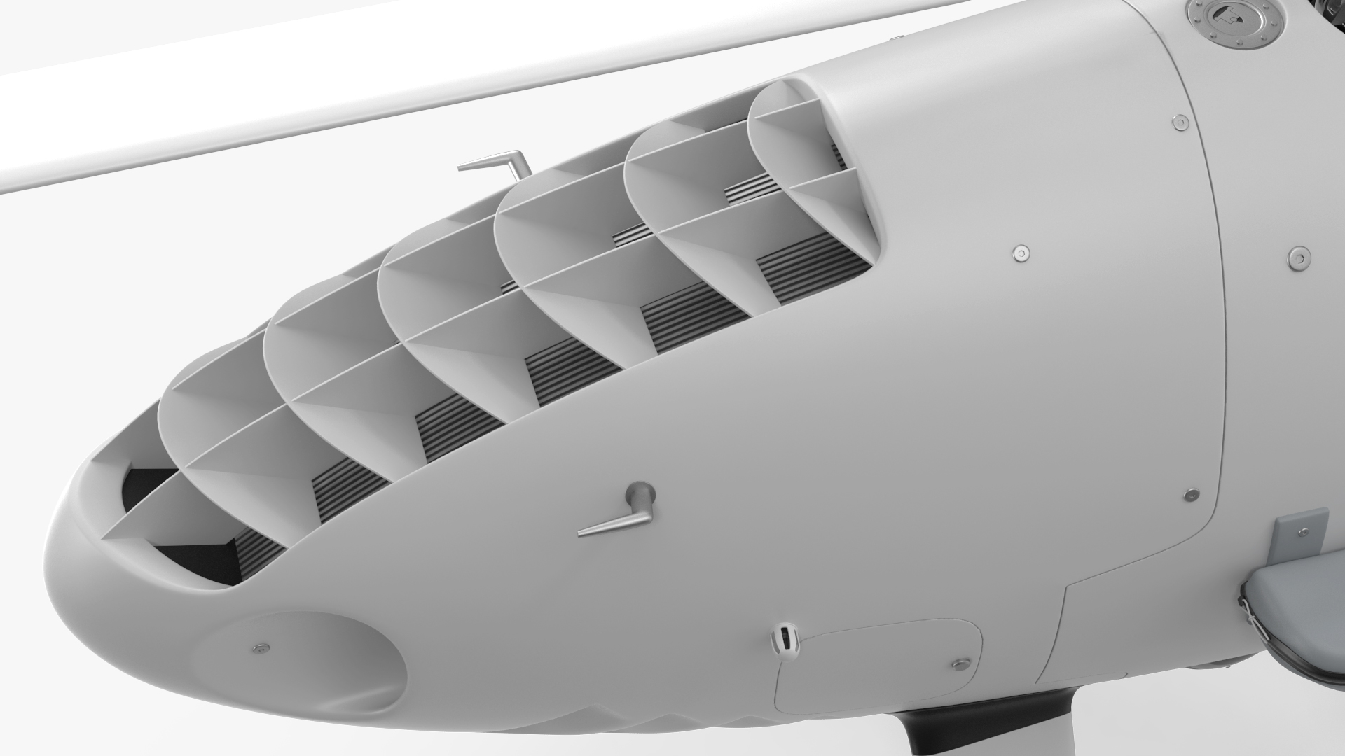 3D Camcopter UAV Rotorcraft Rigged