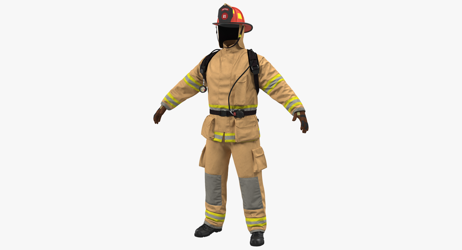 Firefighter Uniform 3D model