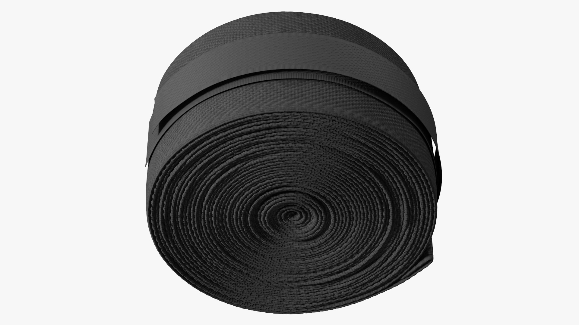 Black Boxing Hand Wrap Roll 3D
