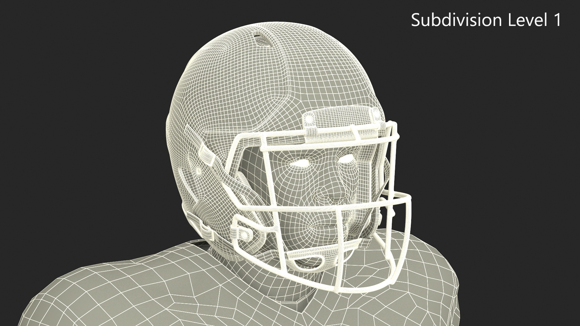 3D Red Uniform Black Man Football Player Rigged for Maya model