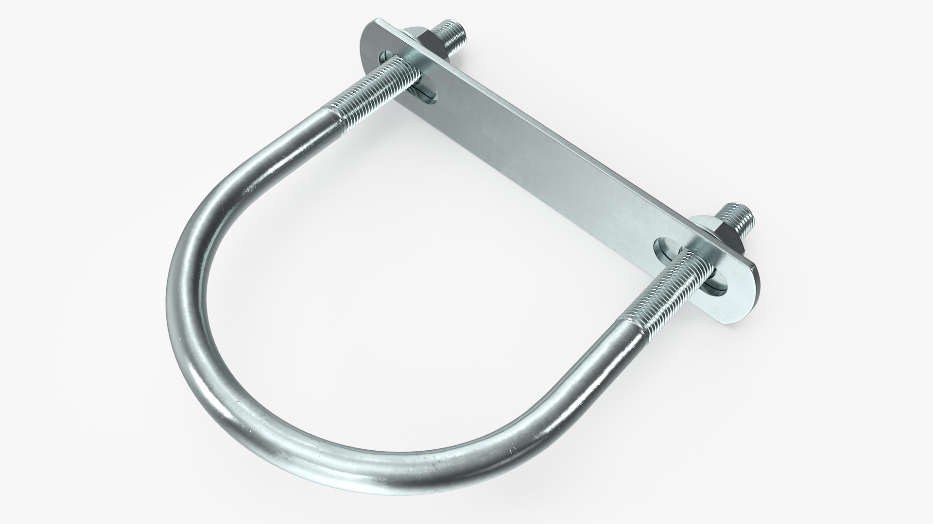 U Bolt for Fixed Base Steel 3D