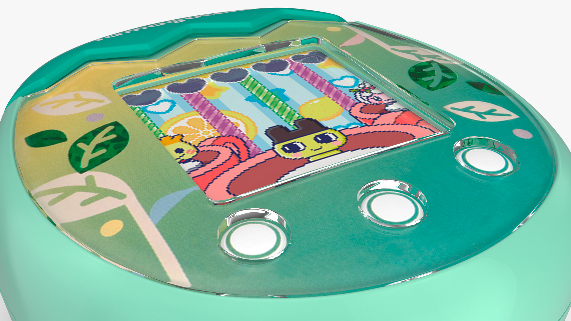 Tamagotchi Pix Nature Green 3D