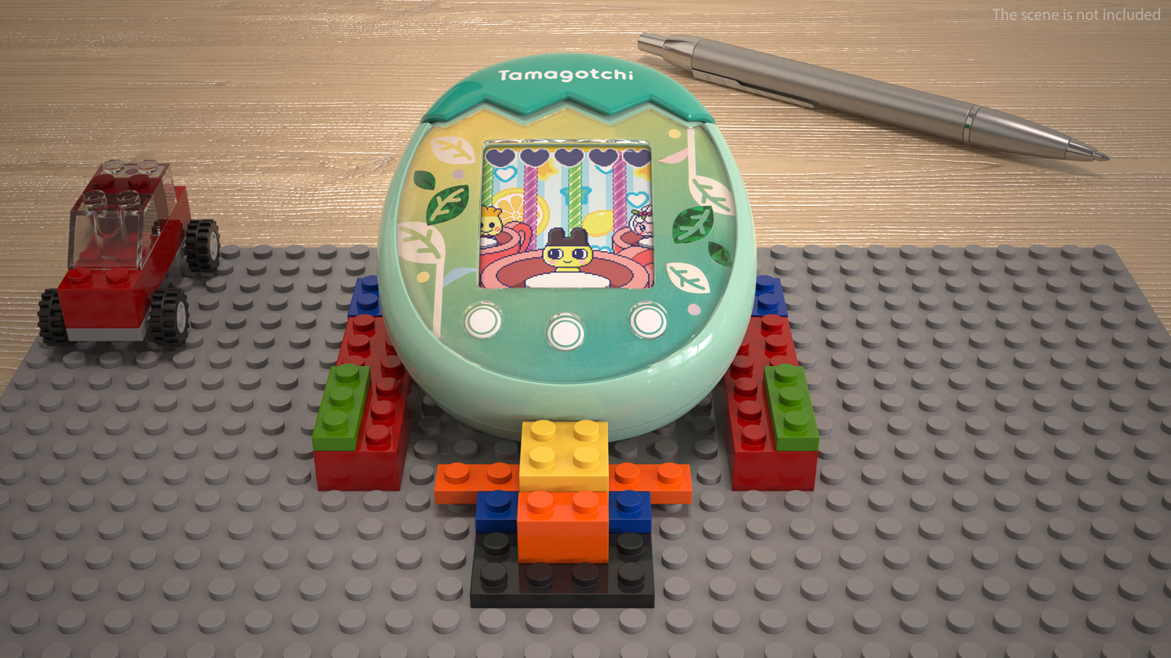 Tamagotchi Pix Nature Green 3D