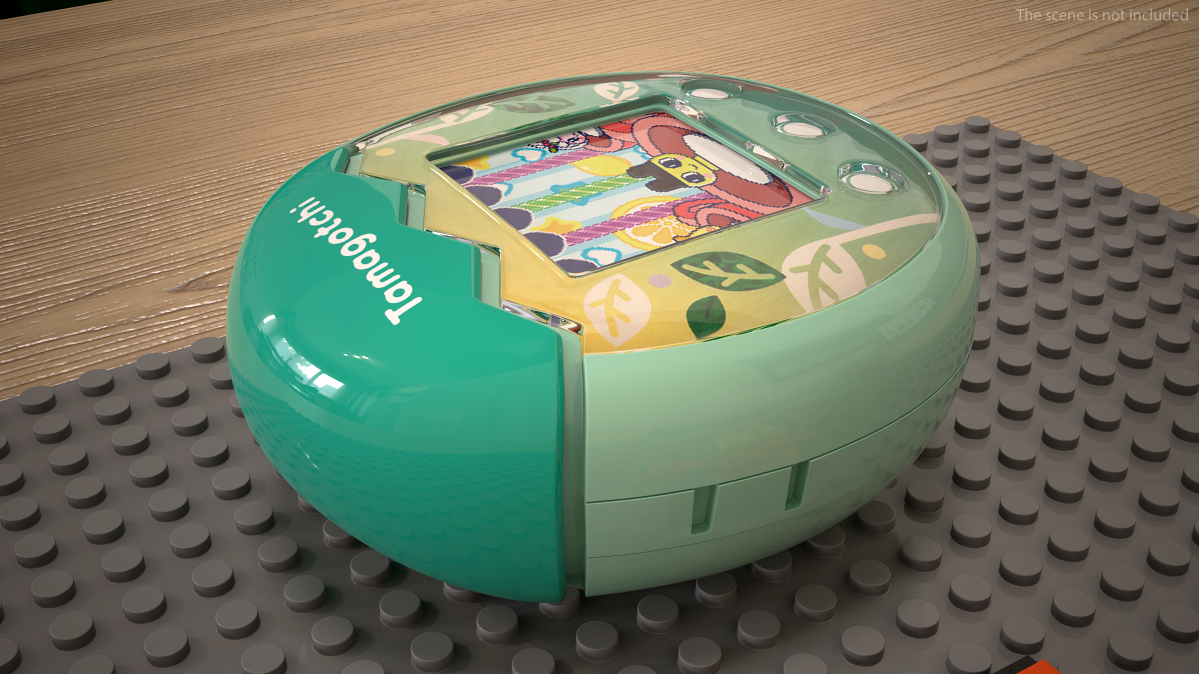 Tamagotchi Pix Nature Green 3D
