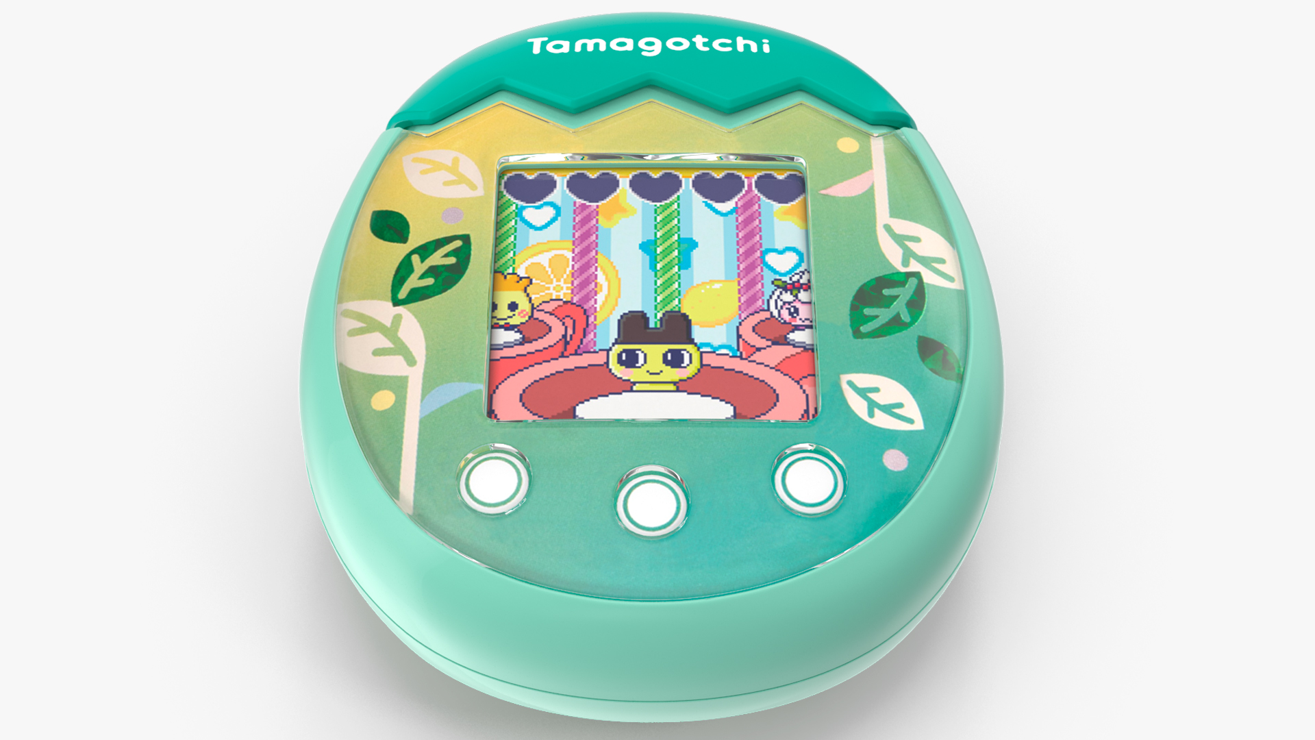 Tamagotchi Pix Nature Green 3D