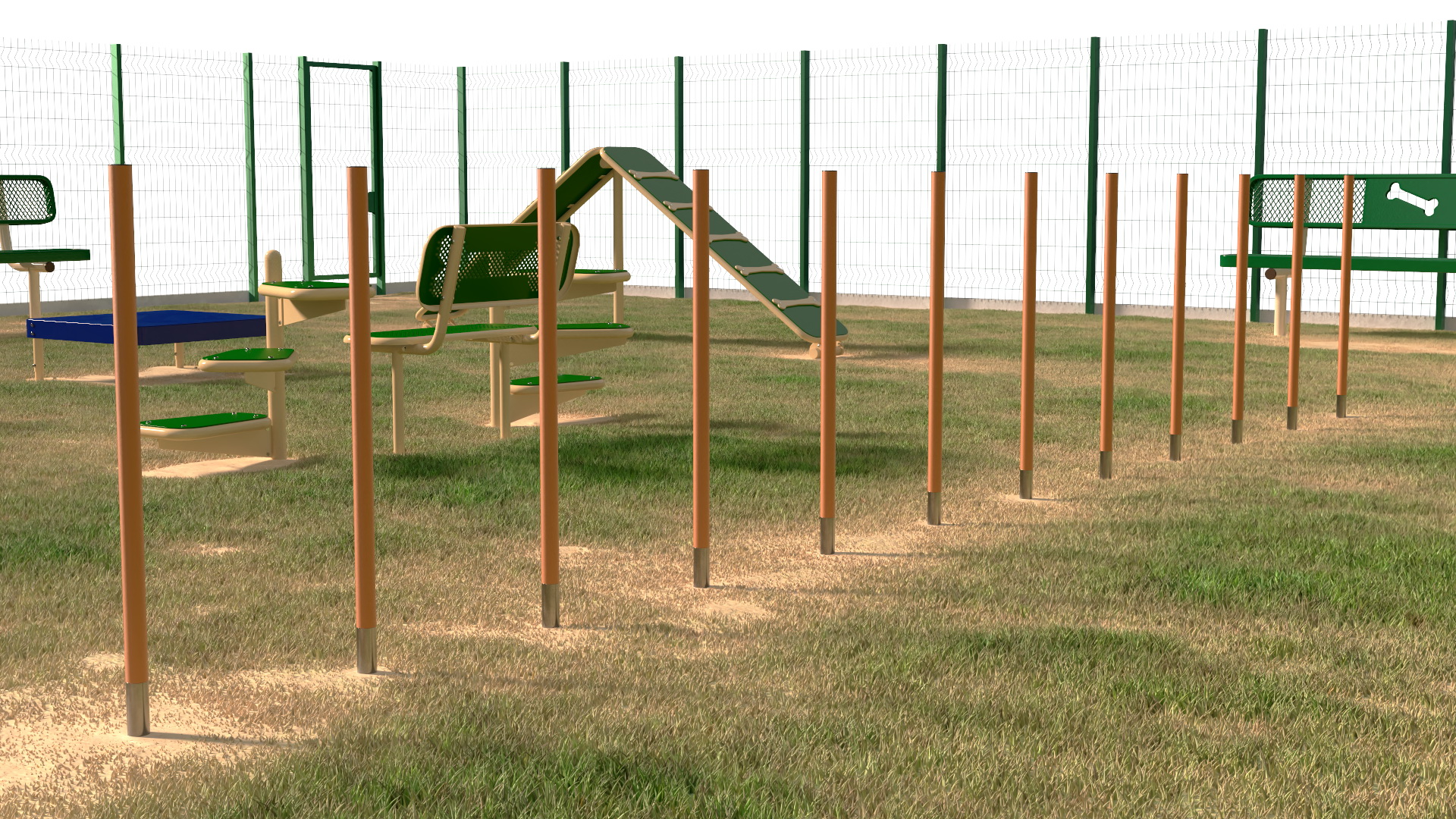 Dog Park Fur 3D
