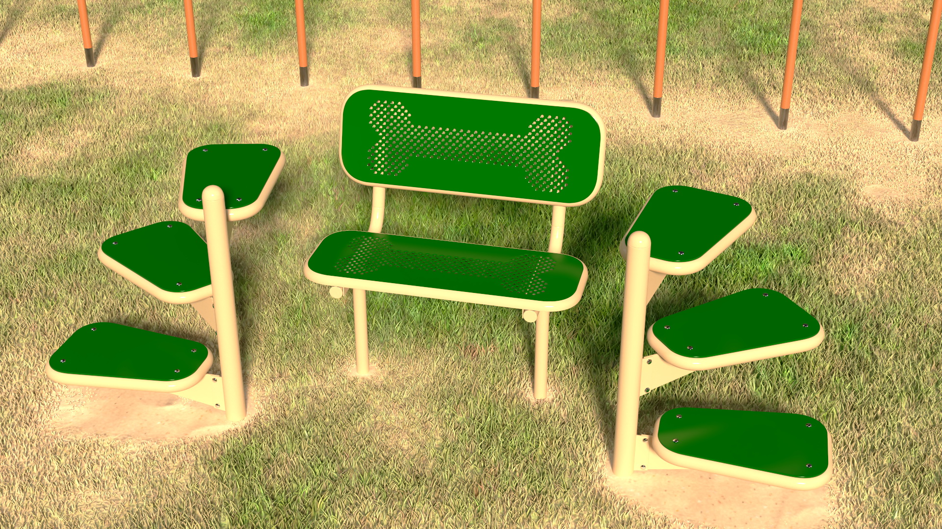 Dog Park Fur 3D