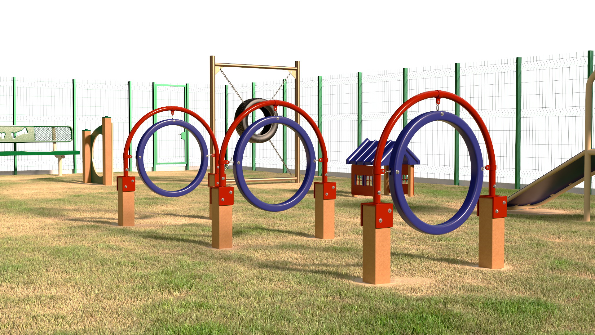 Dog Park Fur 3D
