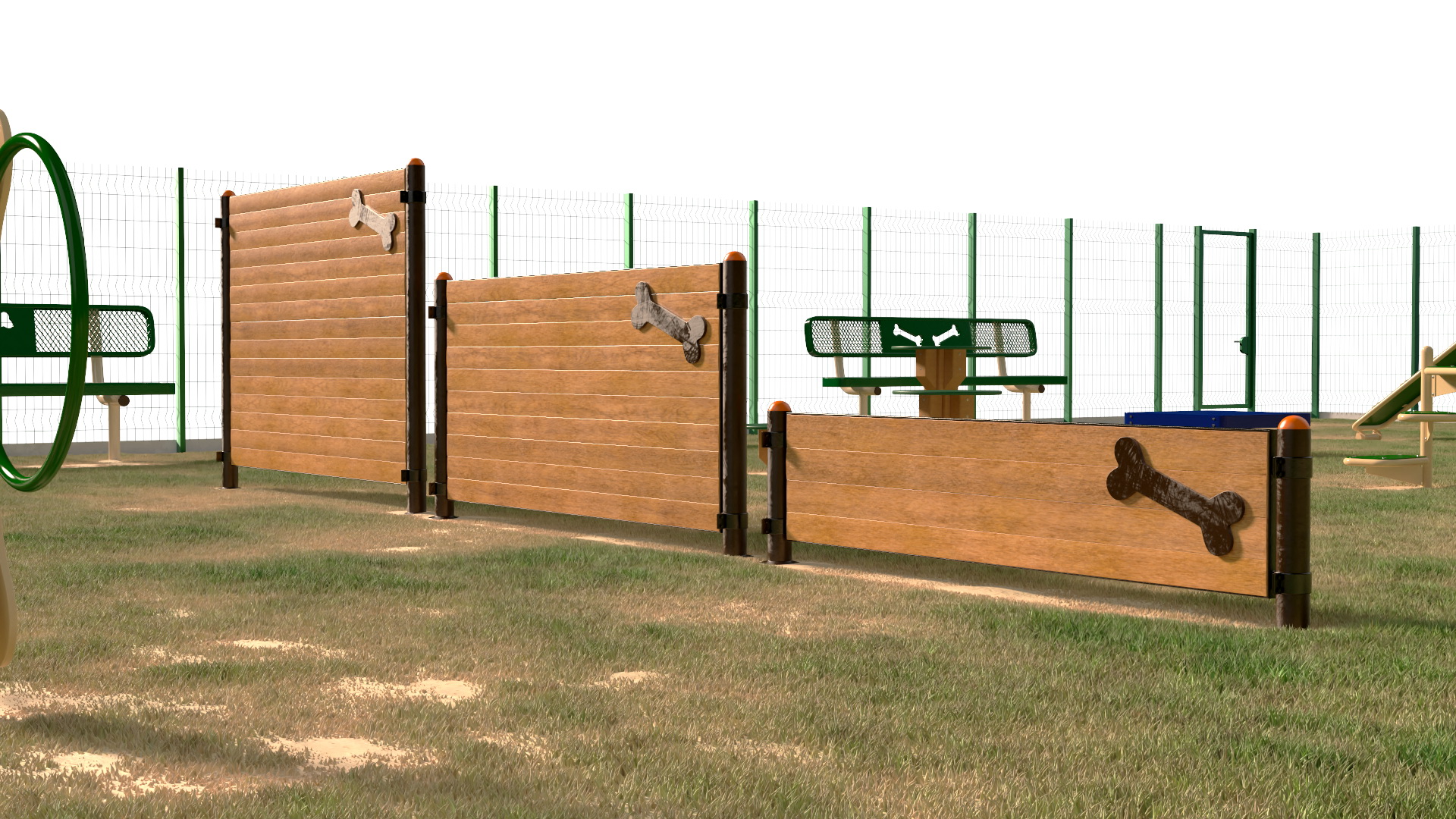 Dog Park Fur 3D