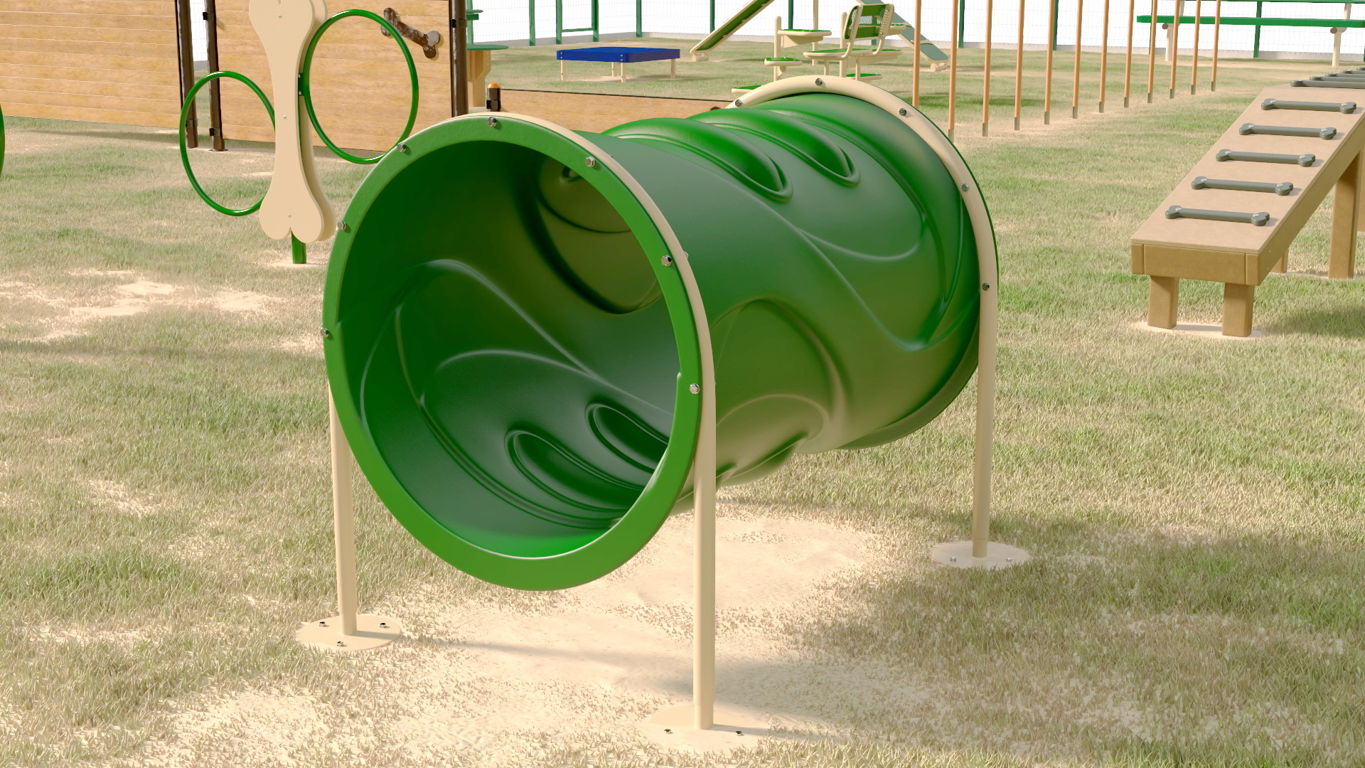Dog Park Fur 3D