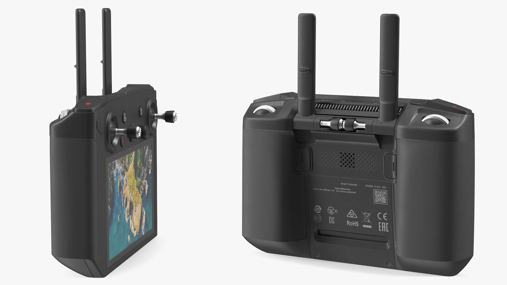 3D Quadcopter Remote Controller with Display