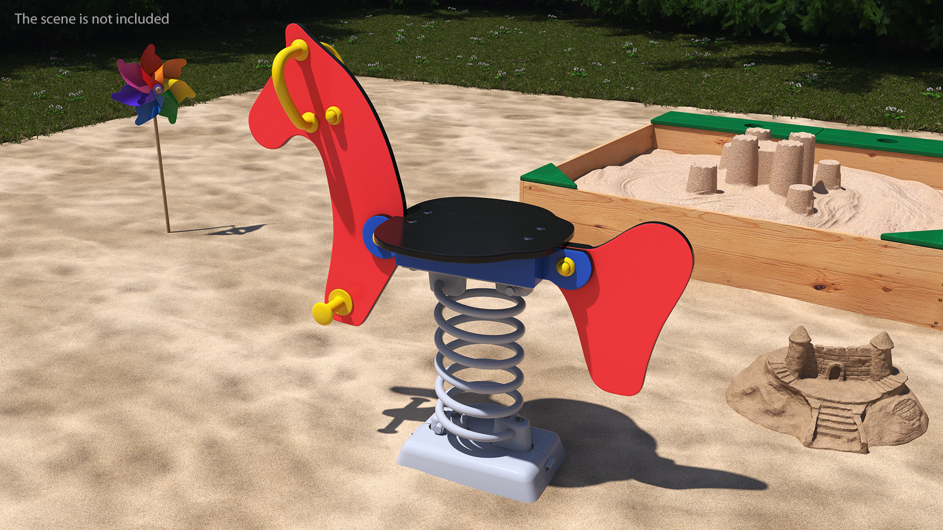 3D Children Horse Springer Ride model
