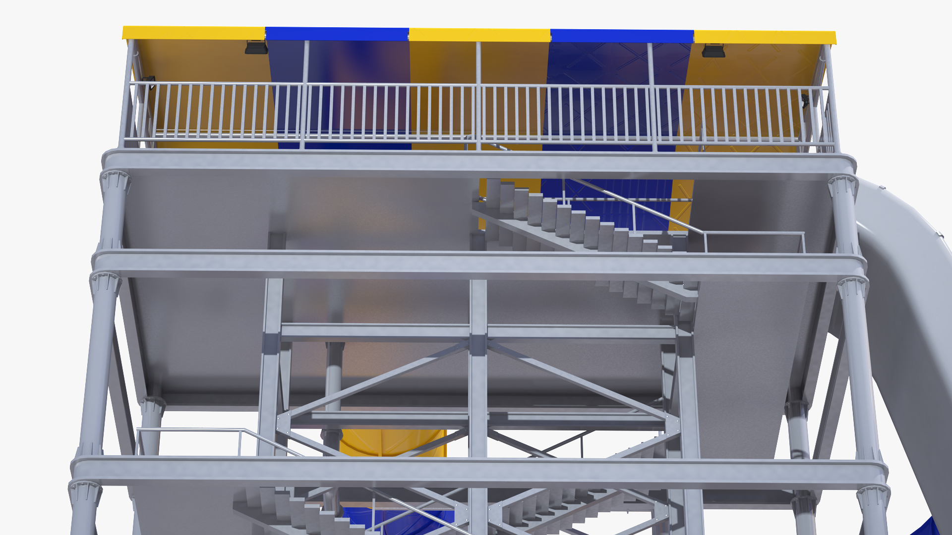 Abyss Funnel Water Slide 3D model