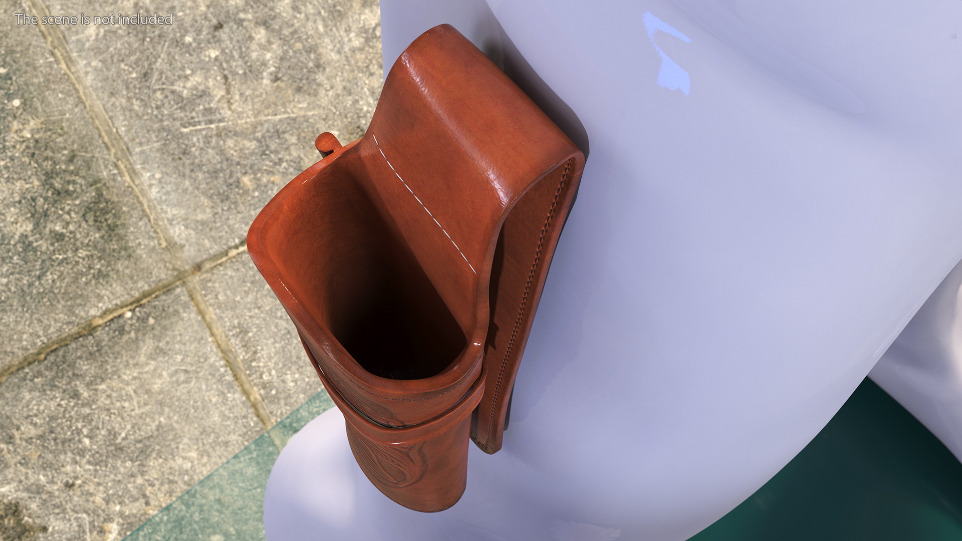 3D Leather Holster Empty