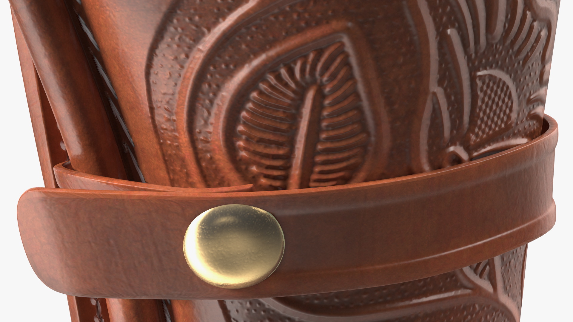 3D Leather Holster Empty