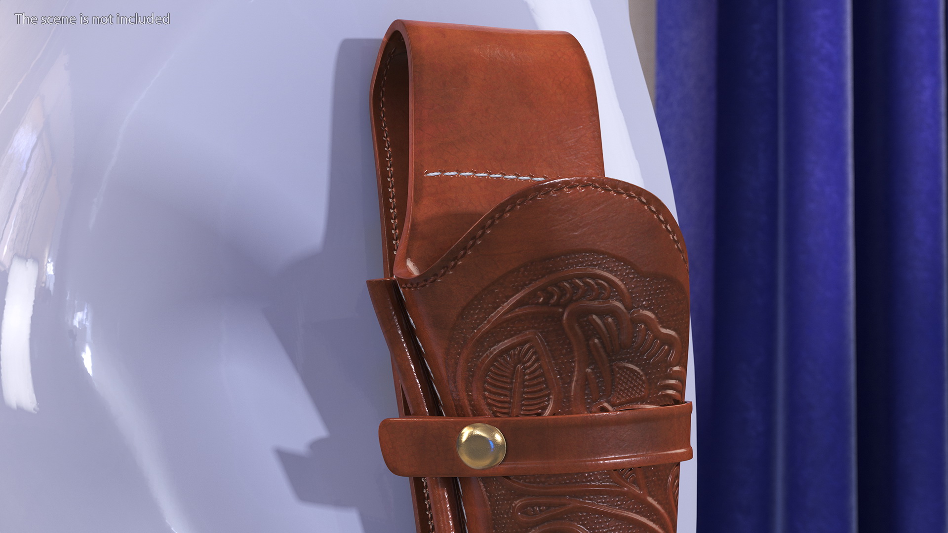 3D Leather Holster Empty