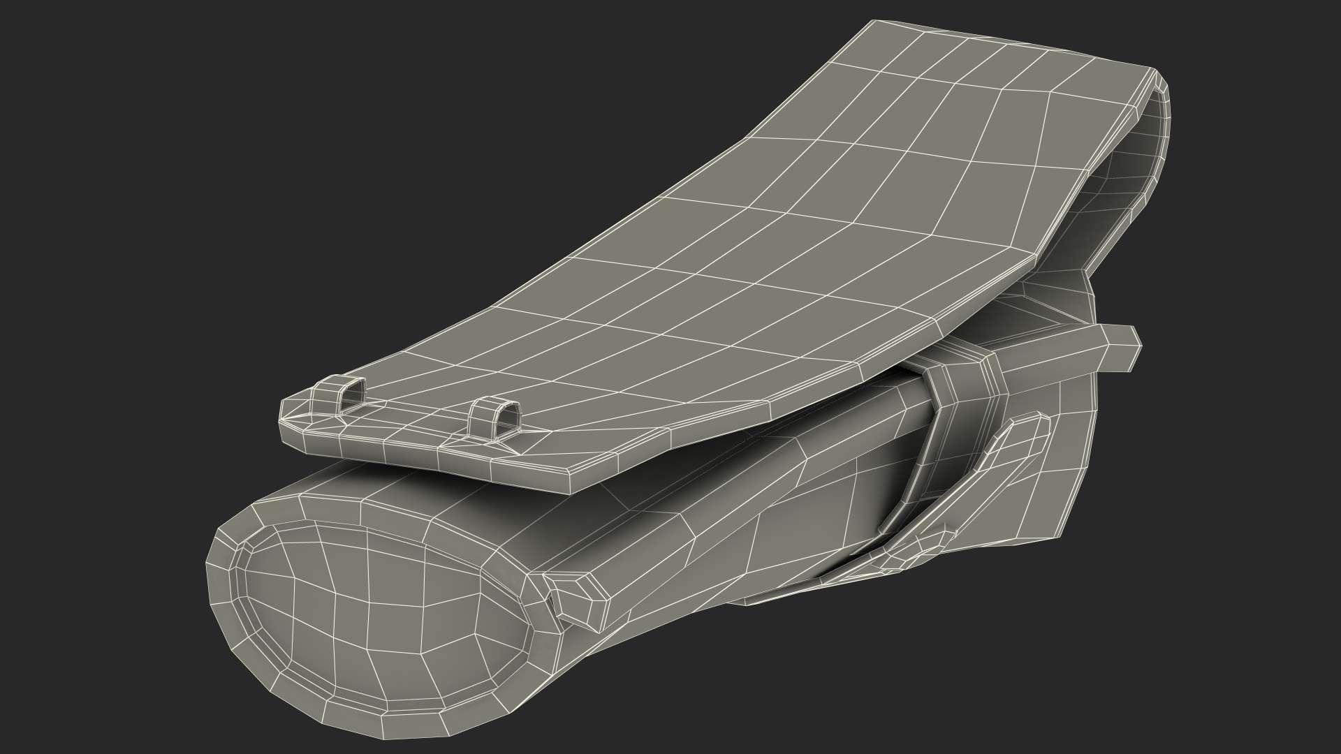 3D Leather Holster Empty