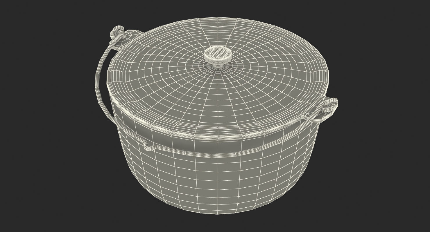 Camping Hanging Pot 3D model