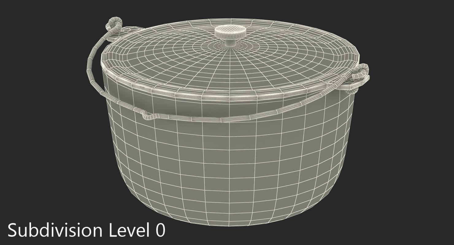 Camping Hanging Pot 3D model