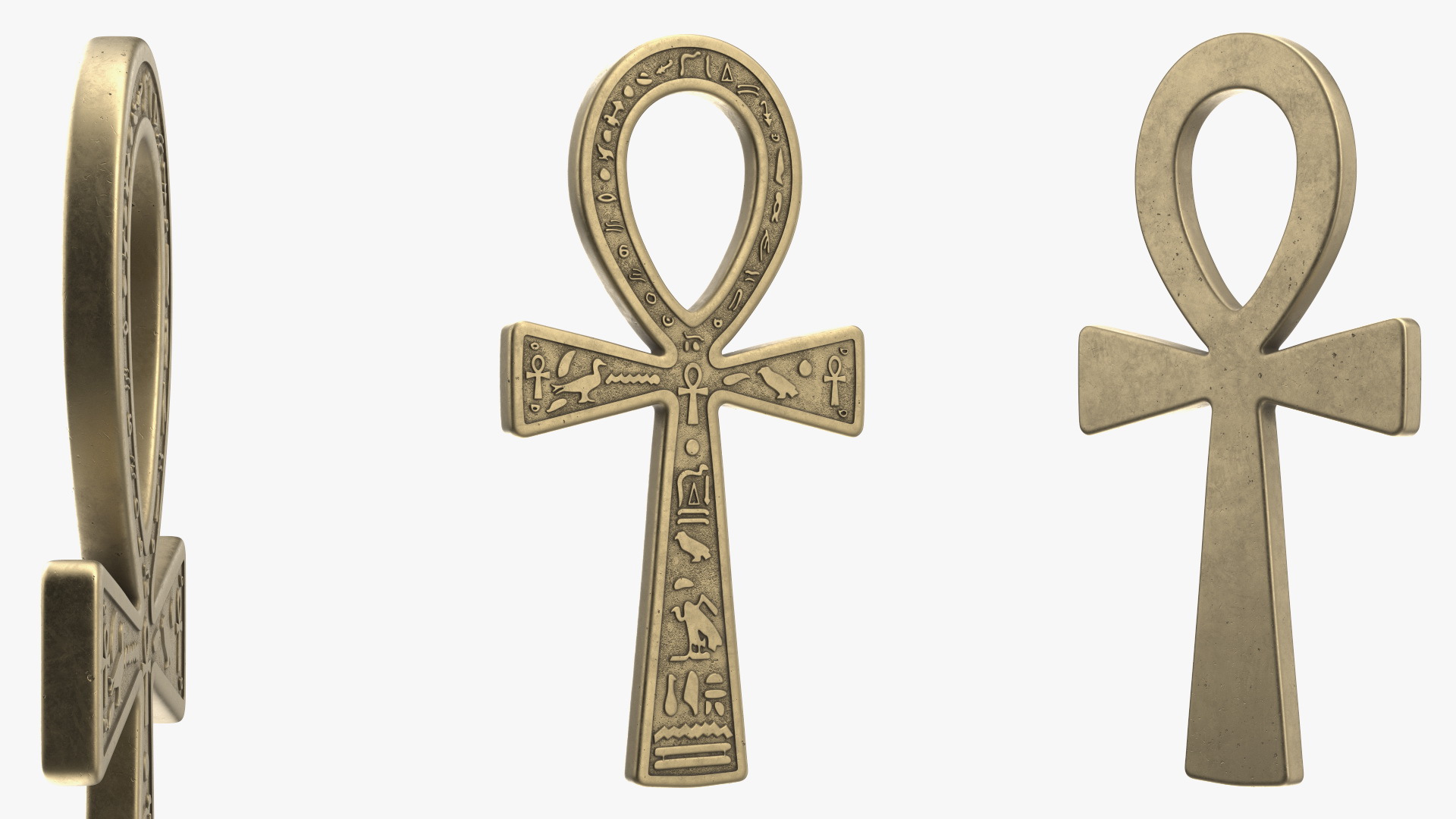 3D model Mummy with Ankh