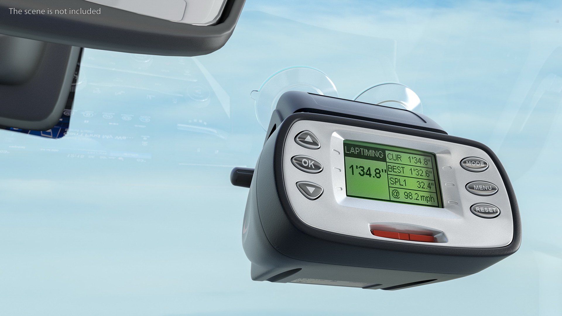 3D model GPS Car Performance Meter