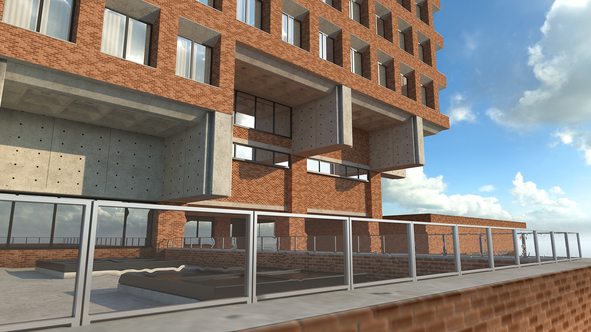 Headquarters of NYPD Building 3D model