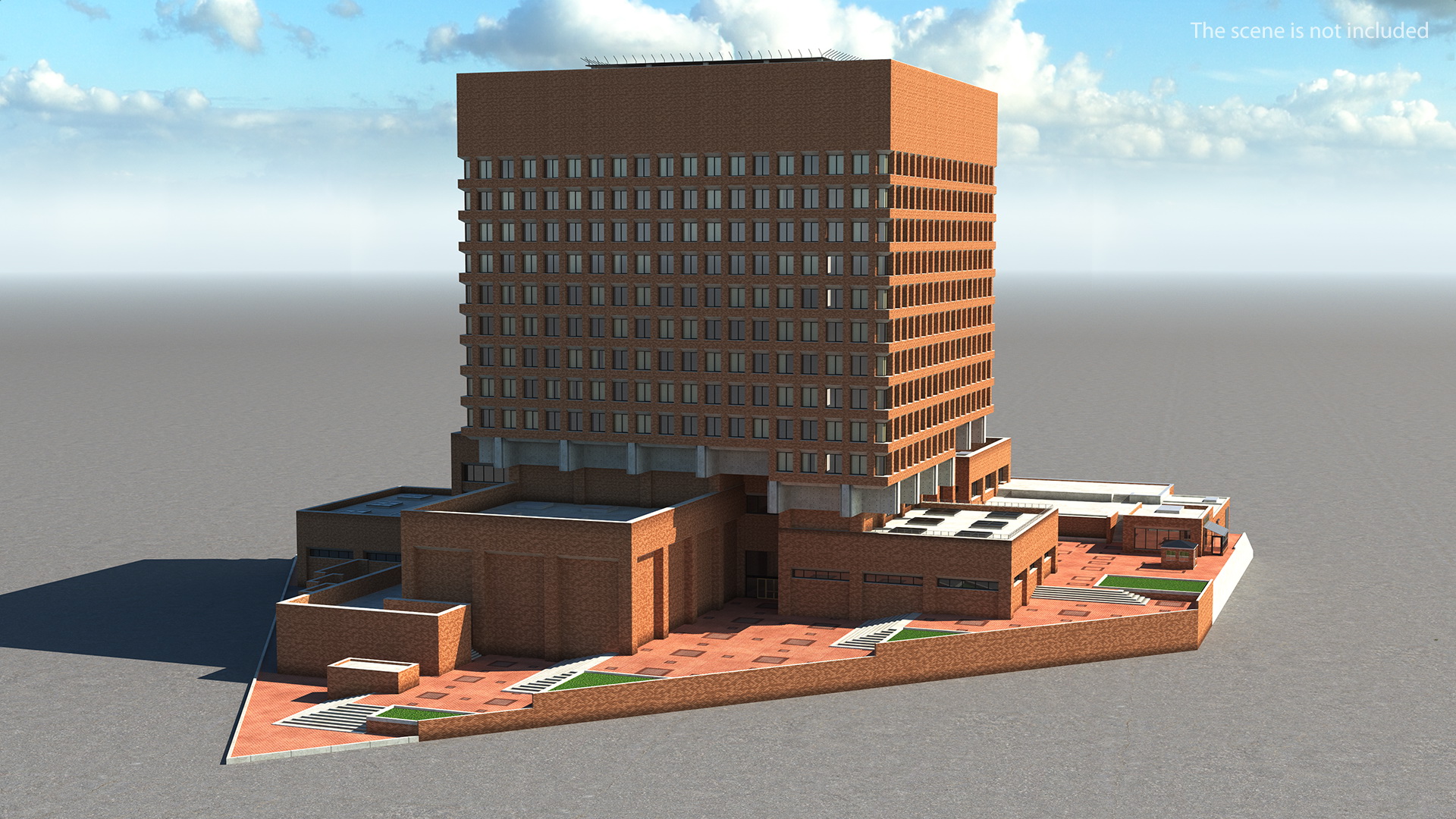 Headquarters of NYPD Building 3D model