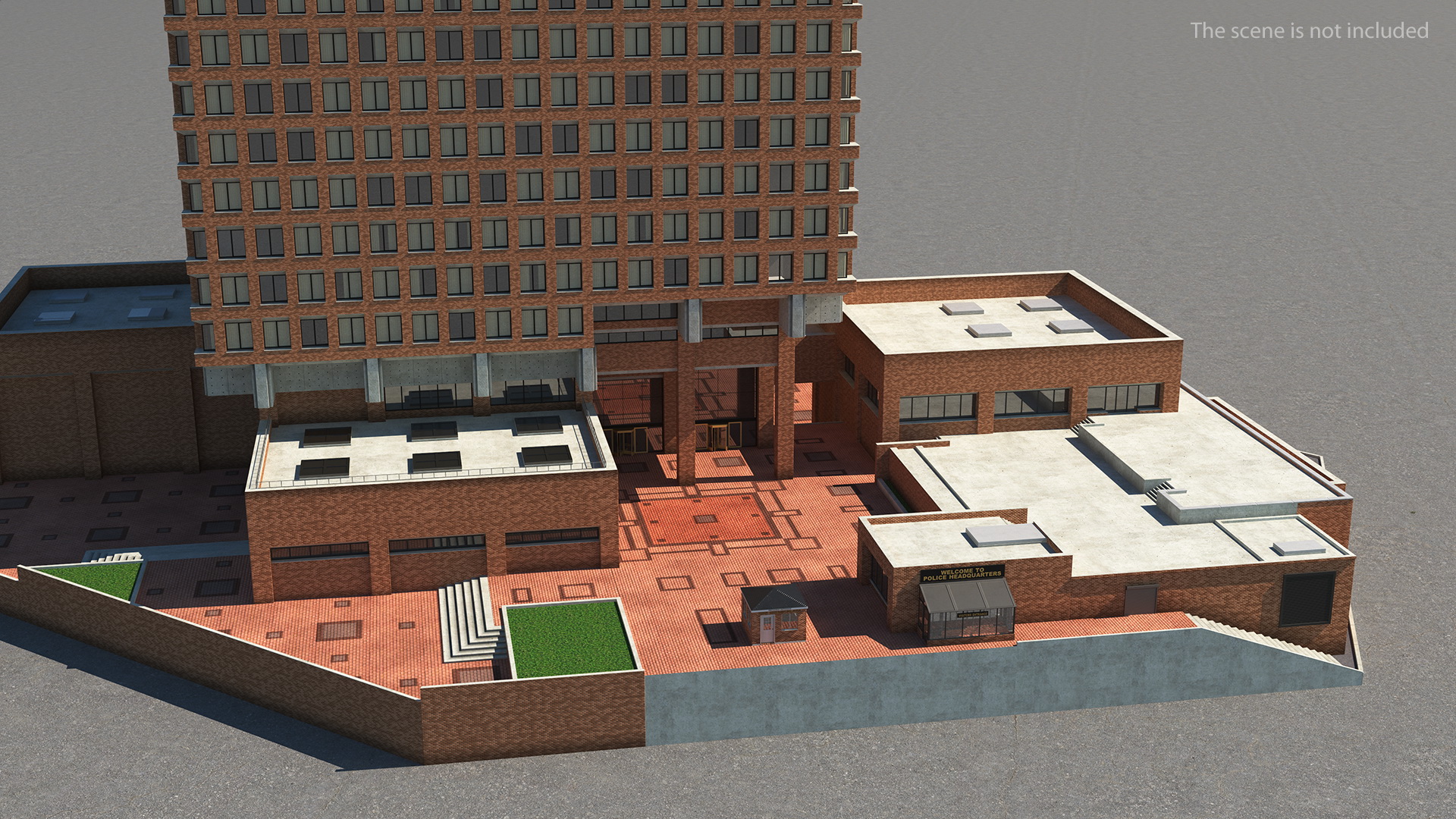 Headquarters of NYPD Building 3D model