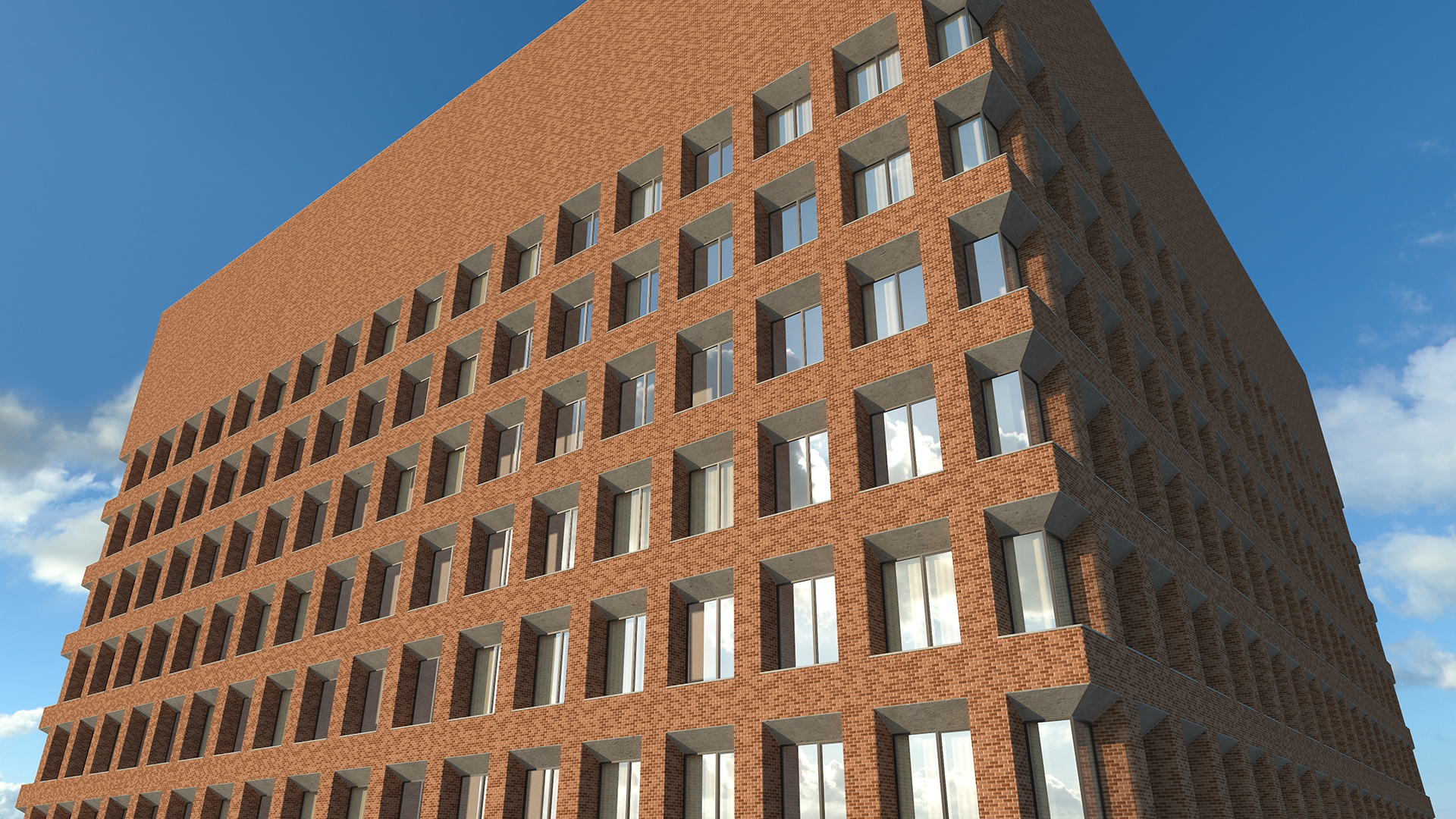 Headquarters of NYPD Building 3D model