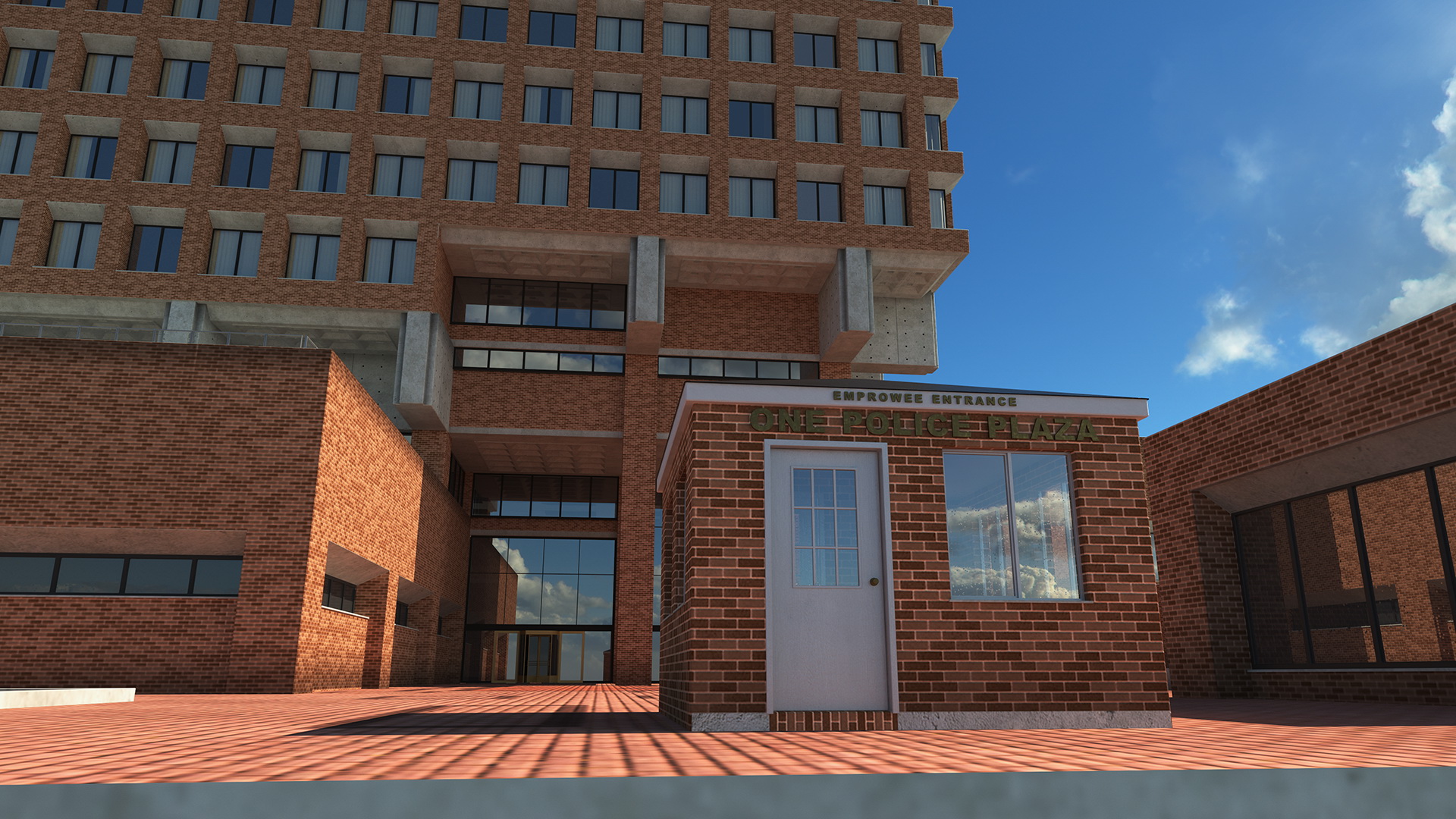 Headquarters of NYPD Building 3D model