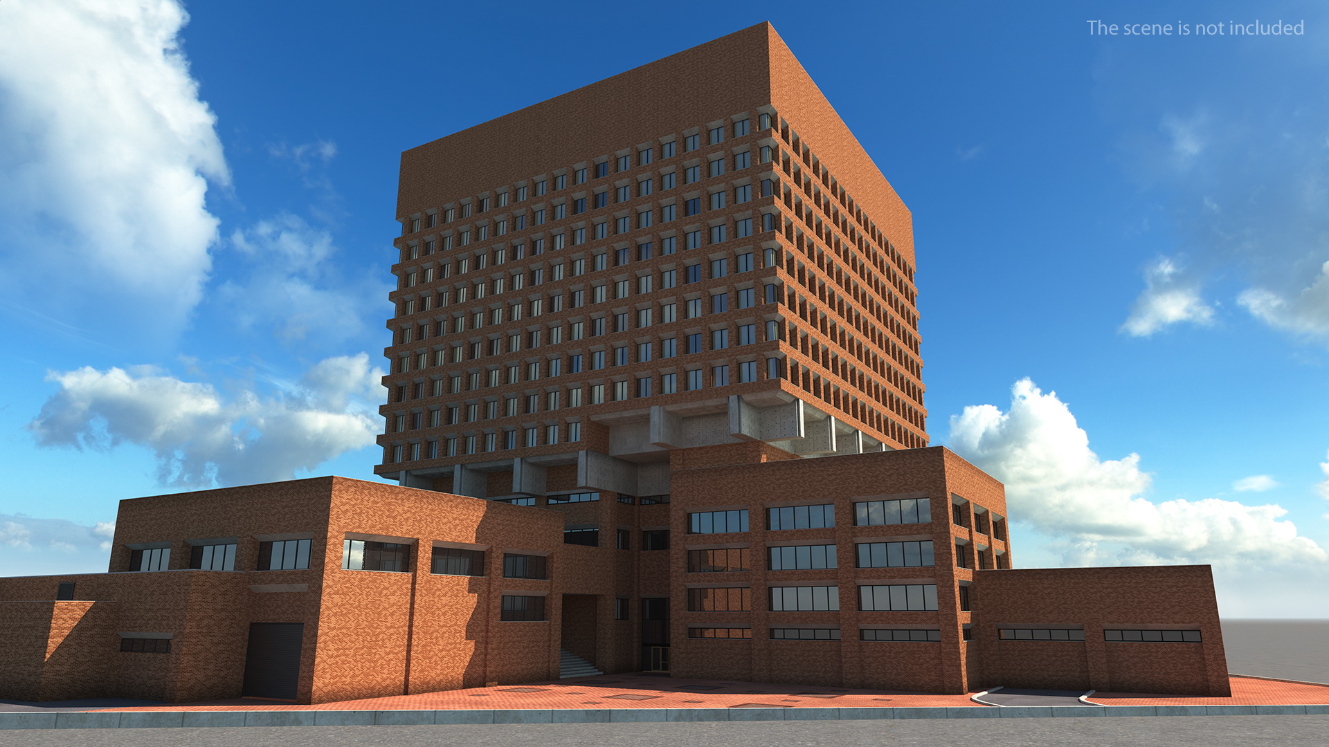 Headquarters of NYPD Building 3D model