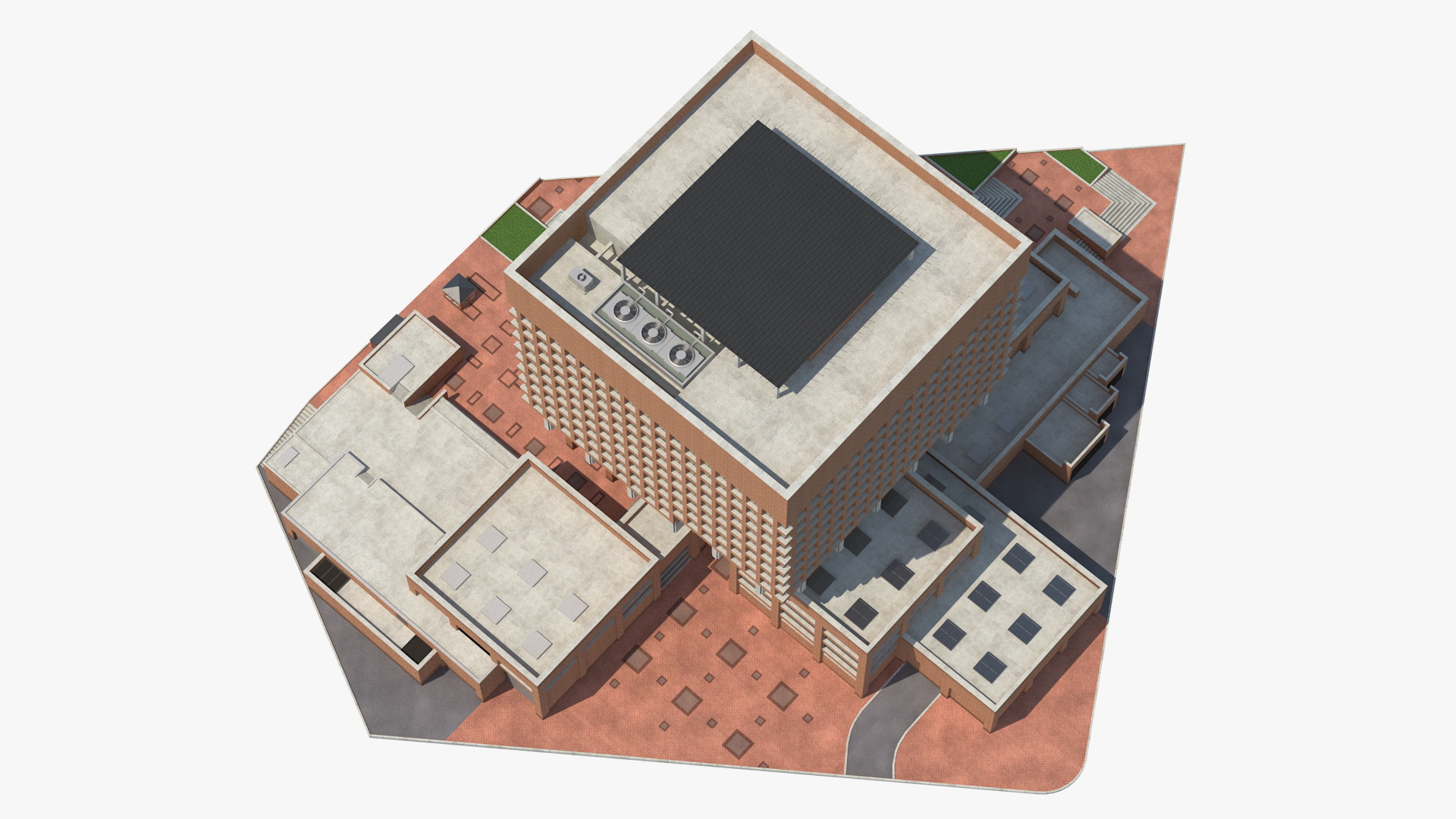 Headquarters of NYPD Building 3D model