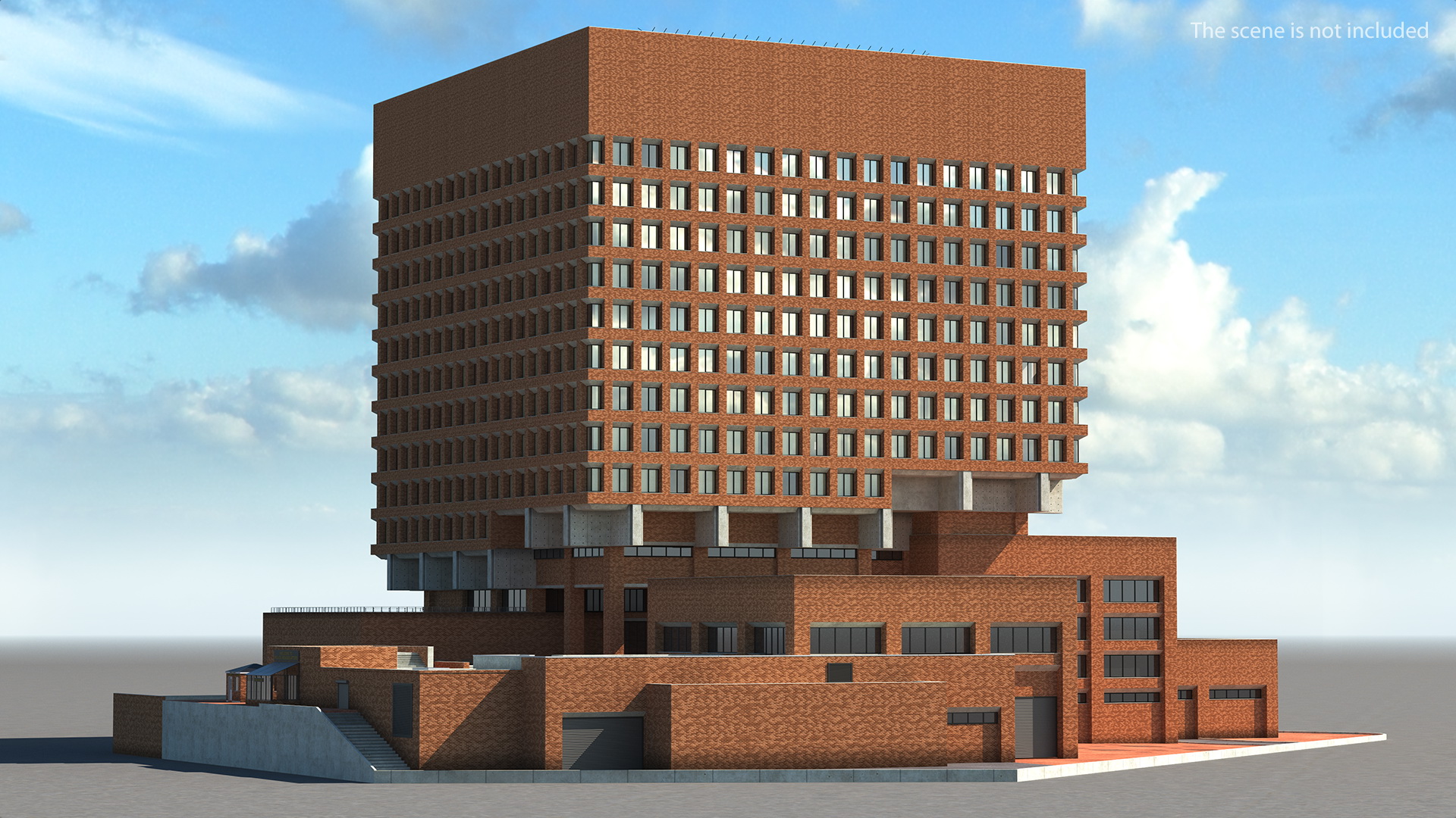 Headquarters of NYPD Building 3D model