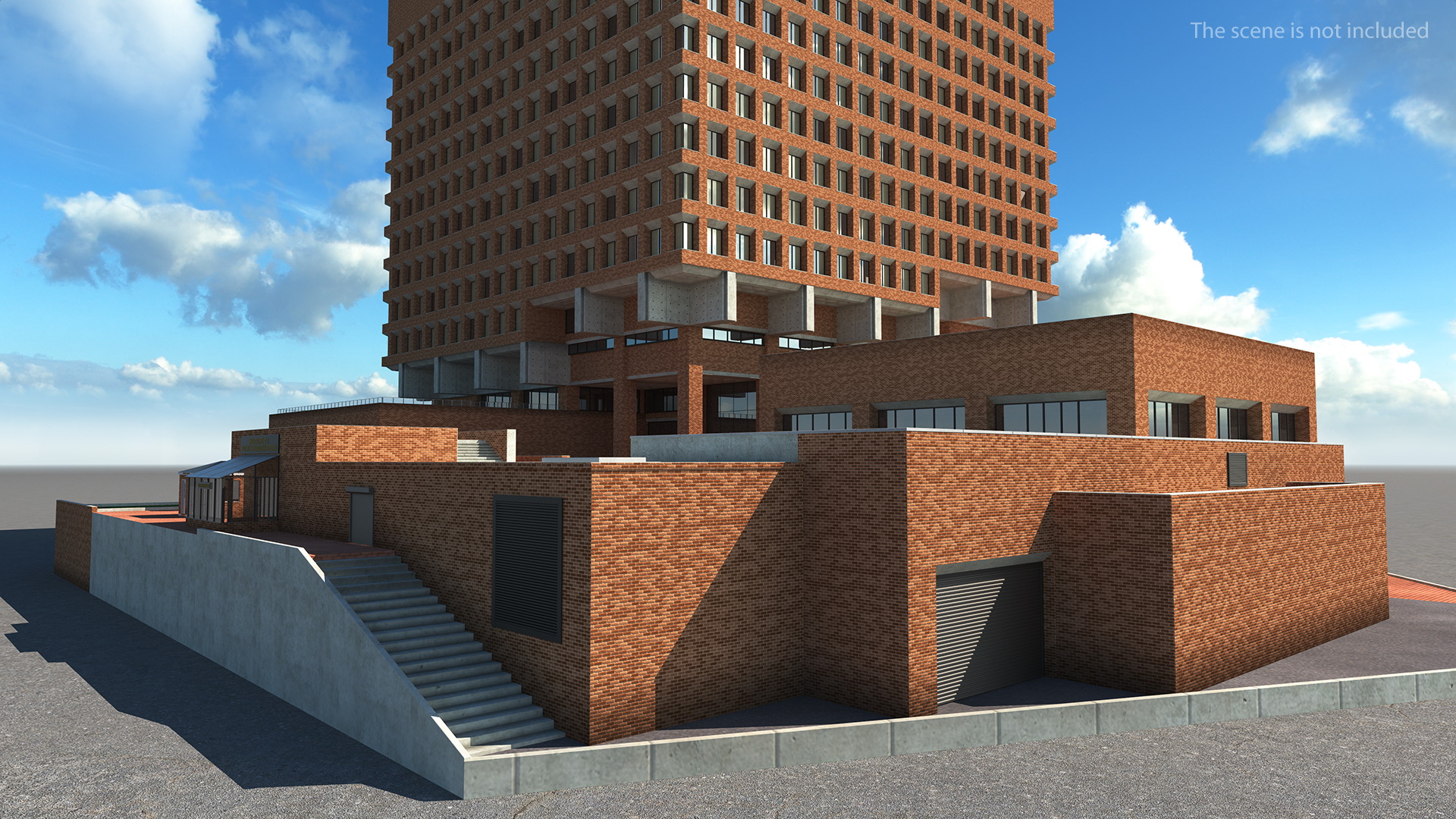 Headquarters of NYPD Building 3D model
