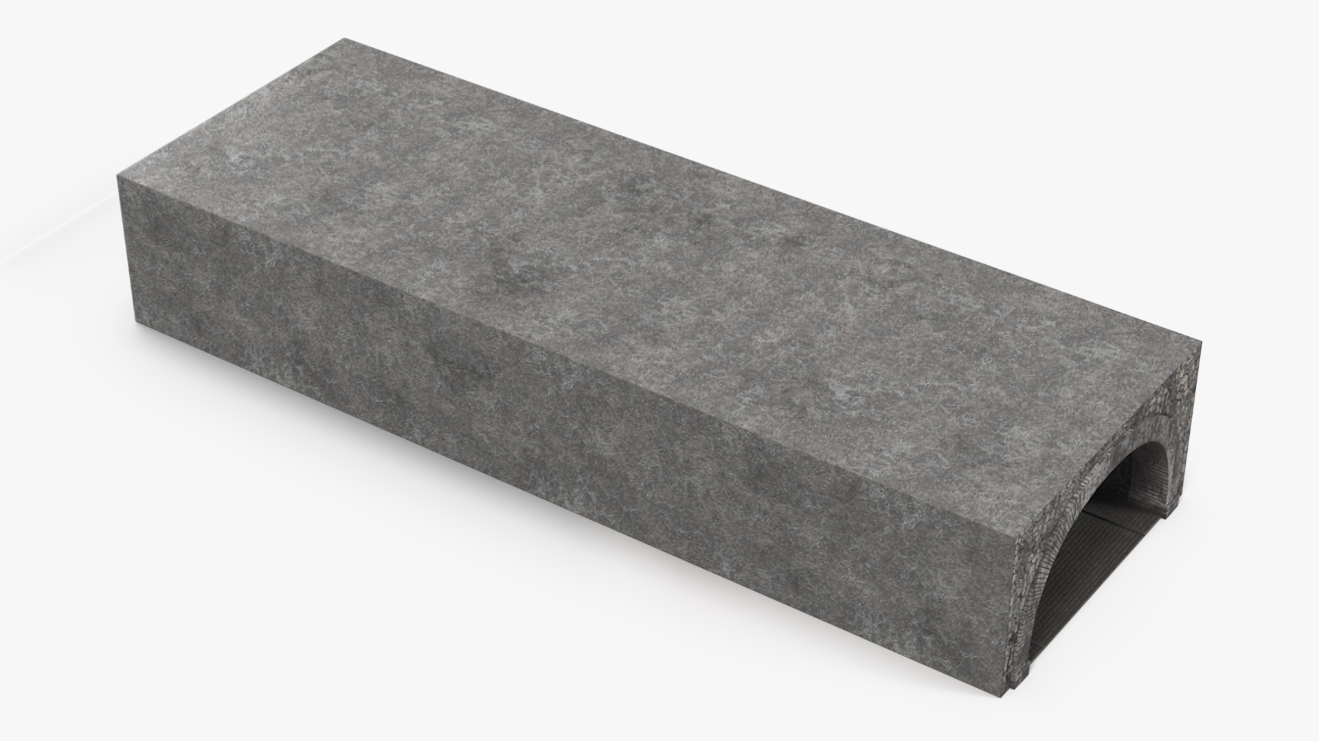 Town Road Stone Tunnel 3D