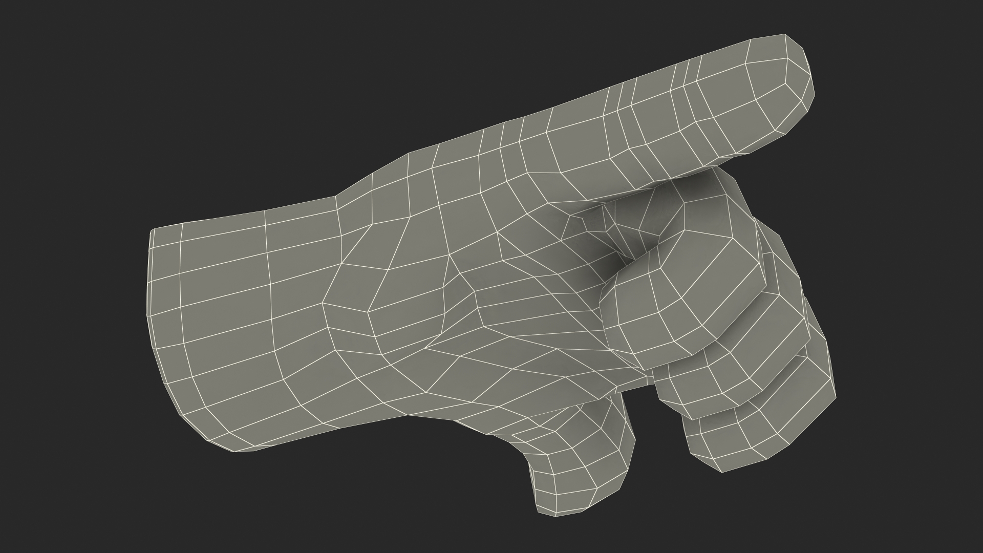 3D Call Me Hand Emoji model