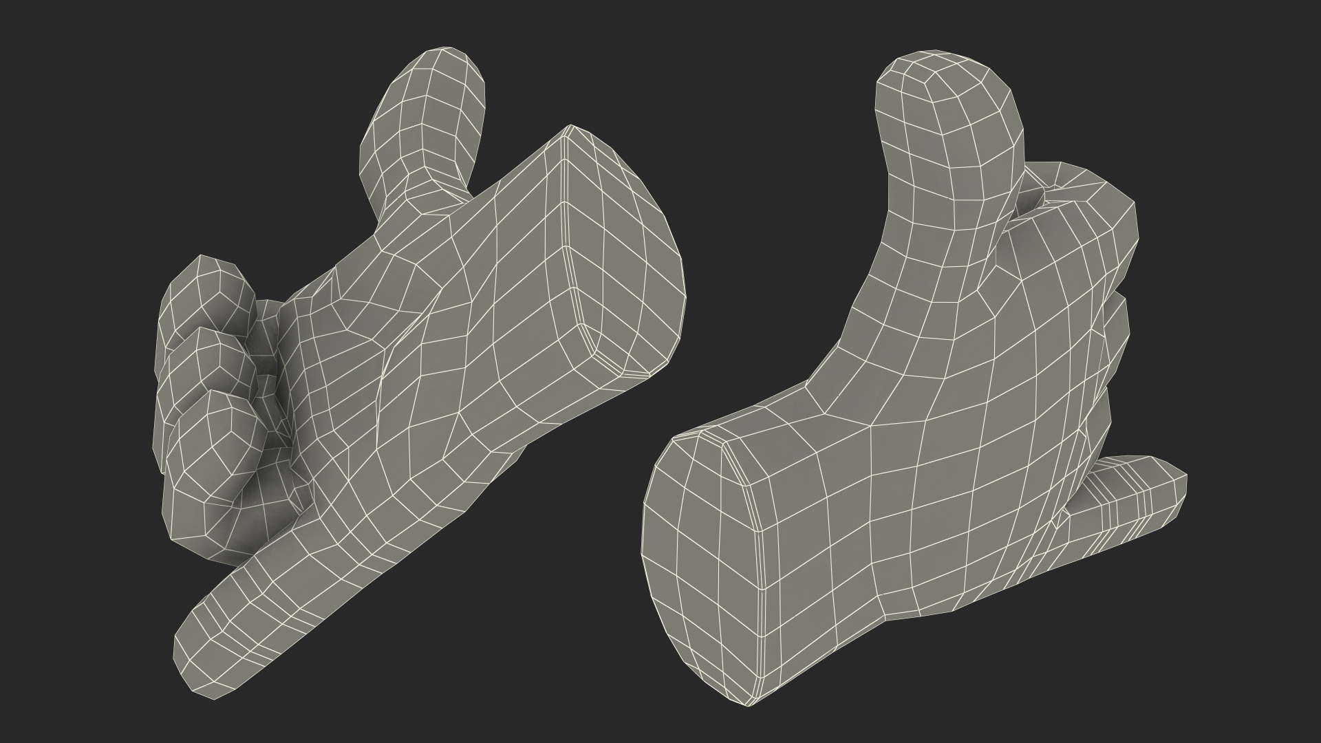 3D Call Me Hand Emoji model