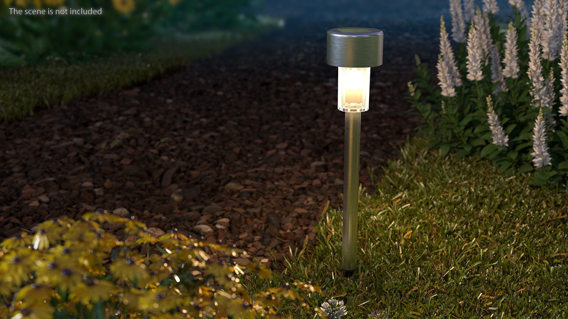 3D Solar Garden Pathway Light