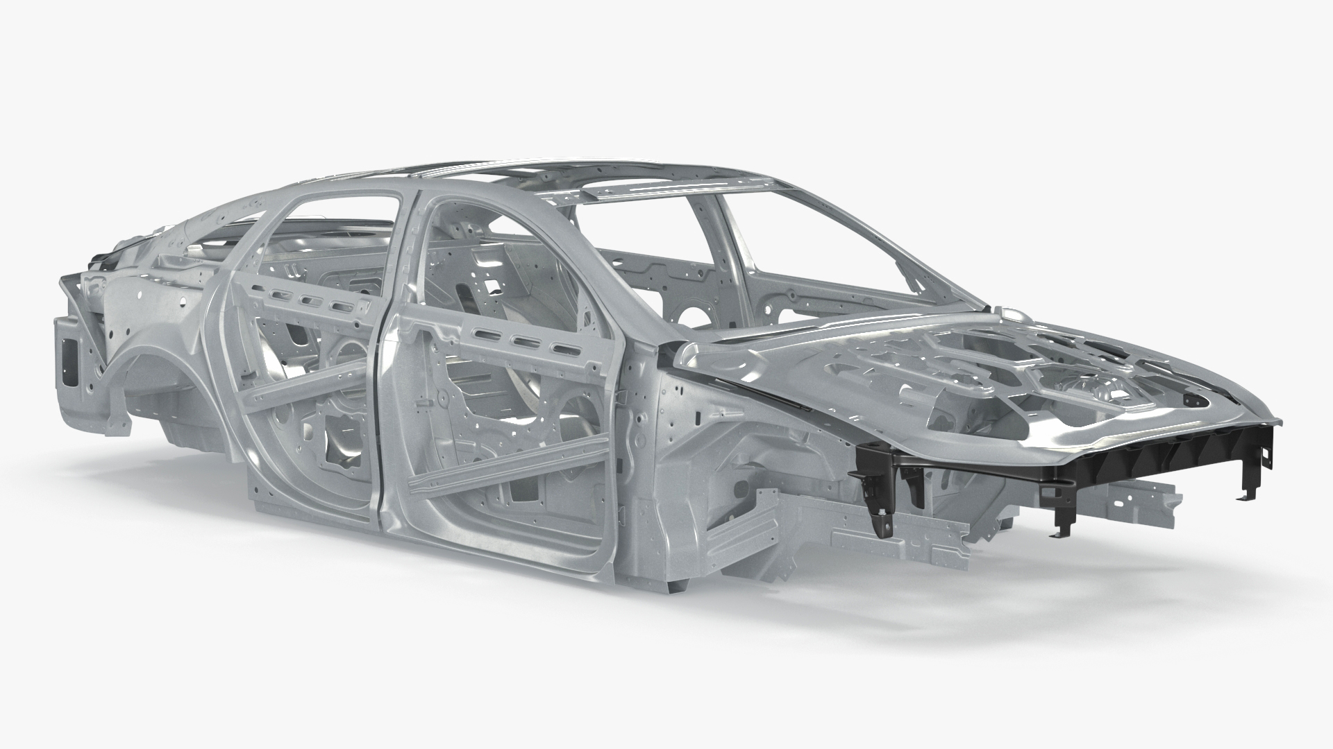 Car Frame Unibody Structure 3D