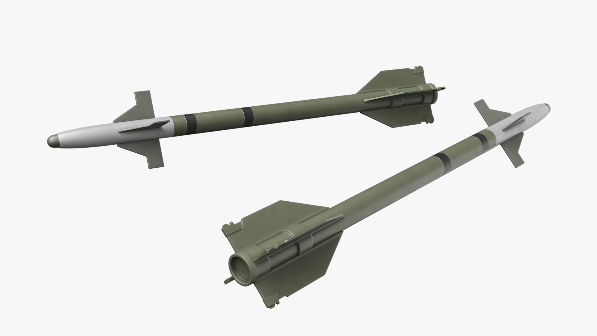 AIDC F-CK-1 Ching-Kuo Fighter Jet Green 3D model