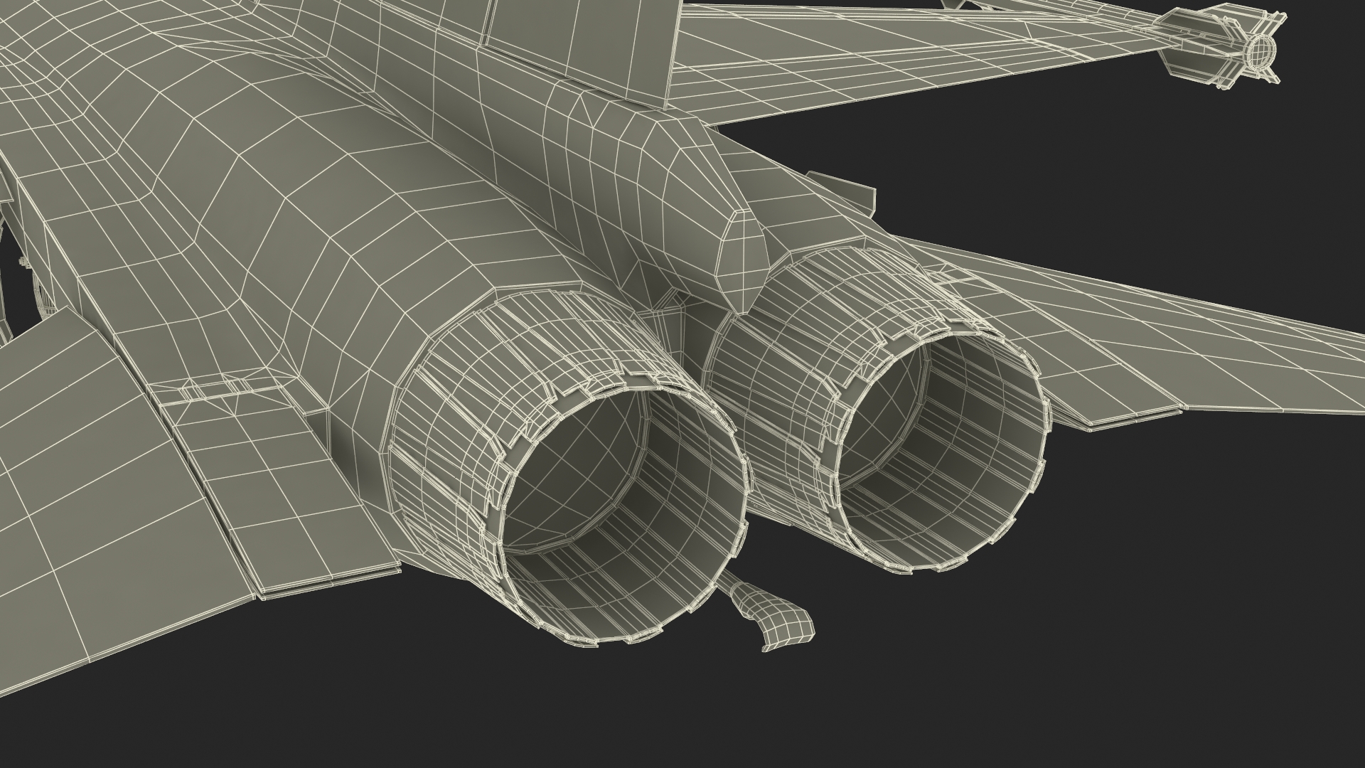 AIDC F-CK-1 Ching-Kuo Fighter Jet Green 3D model