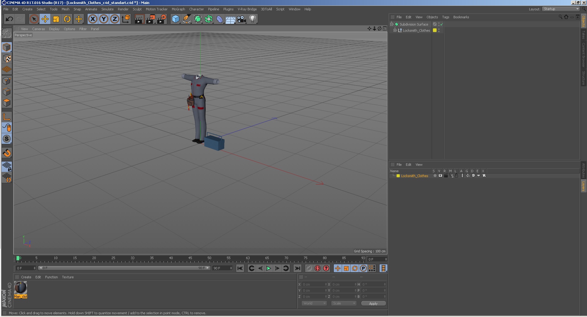 Locksmith Clothes 3D