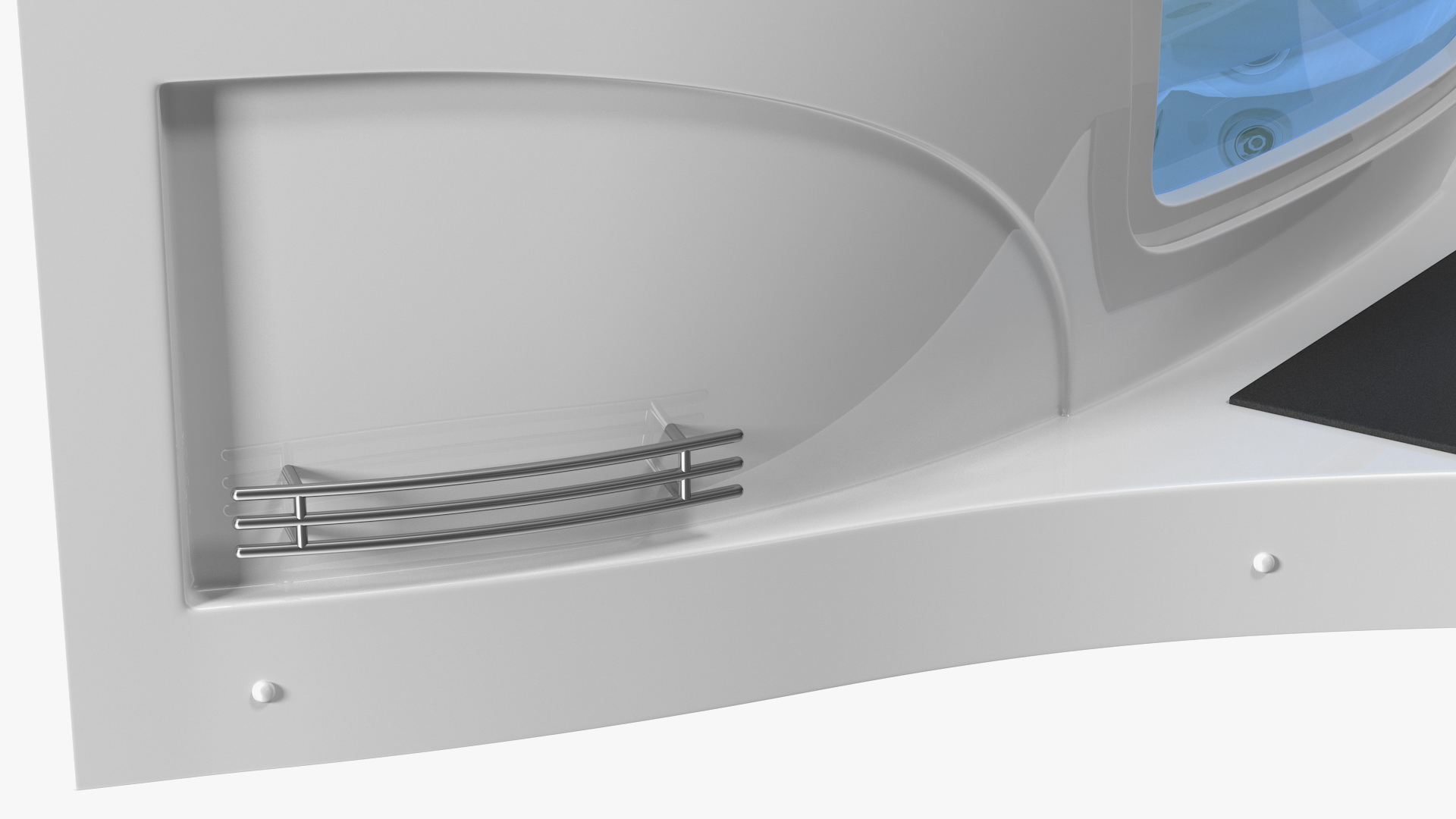 ARIEL Whirlpool Bathtub with Air Bubble Jets 3D model