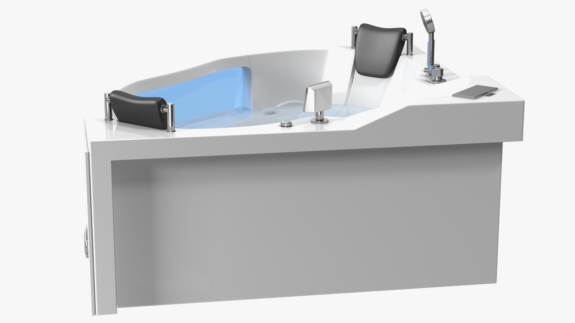 ARIEL Whirlpool Bathtub with Air Bubble Jets 3D model
