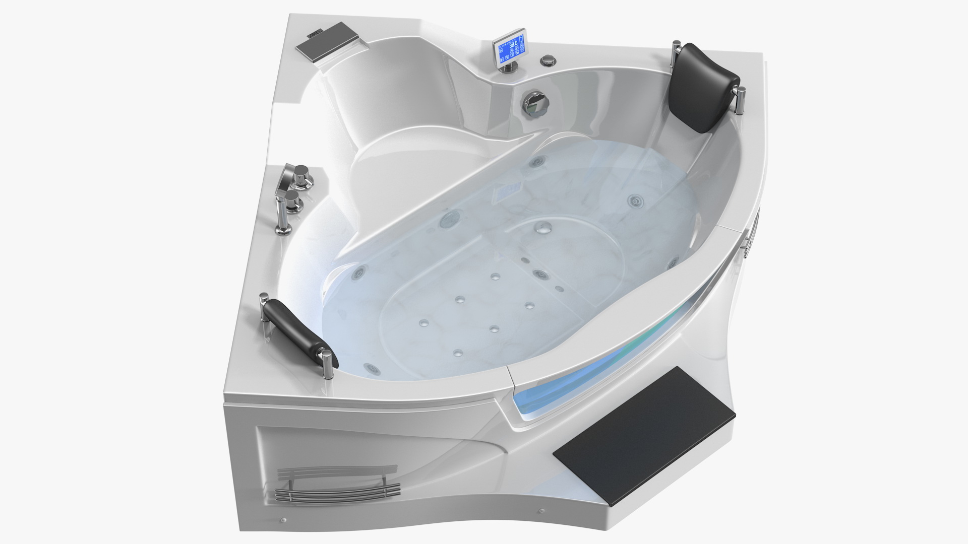 ARIEL Whirlpool Bathtub with Air Bubble Jets 3D model