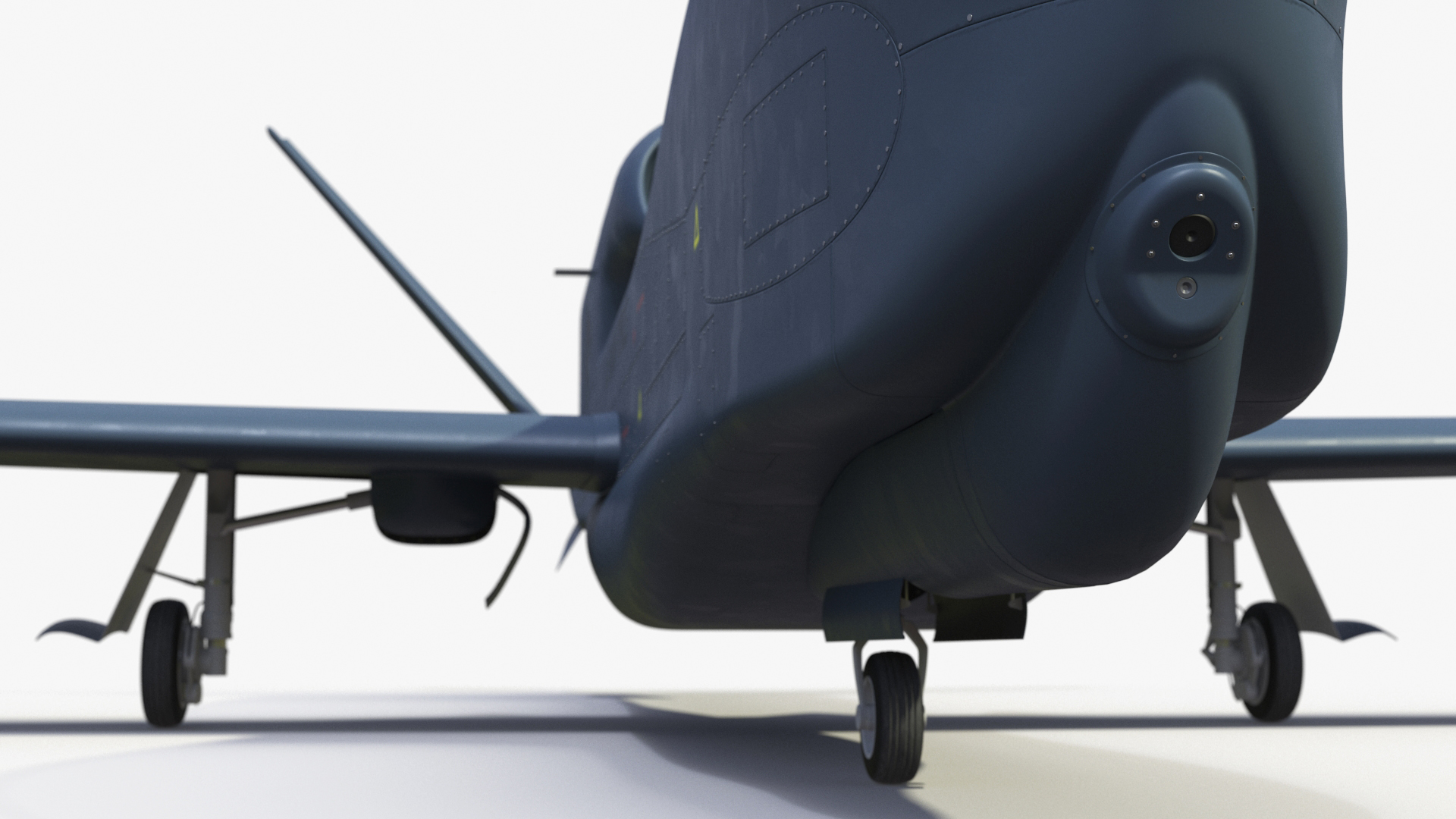 Drone RQ-4 Global Hawk Rigged 3D model